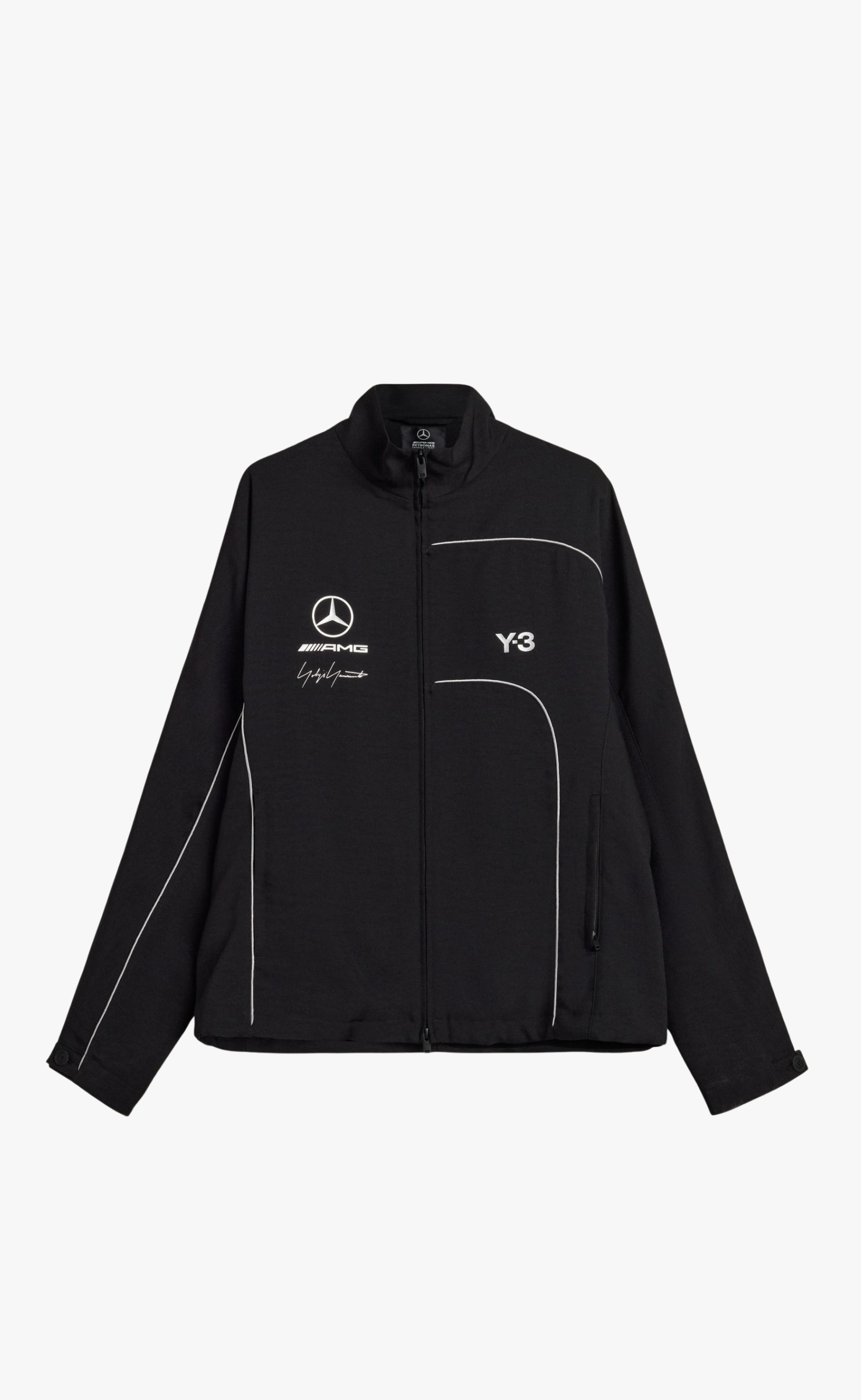F1 MERCEDES BLACK TRACK JACKET