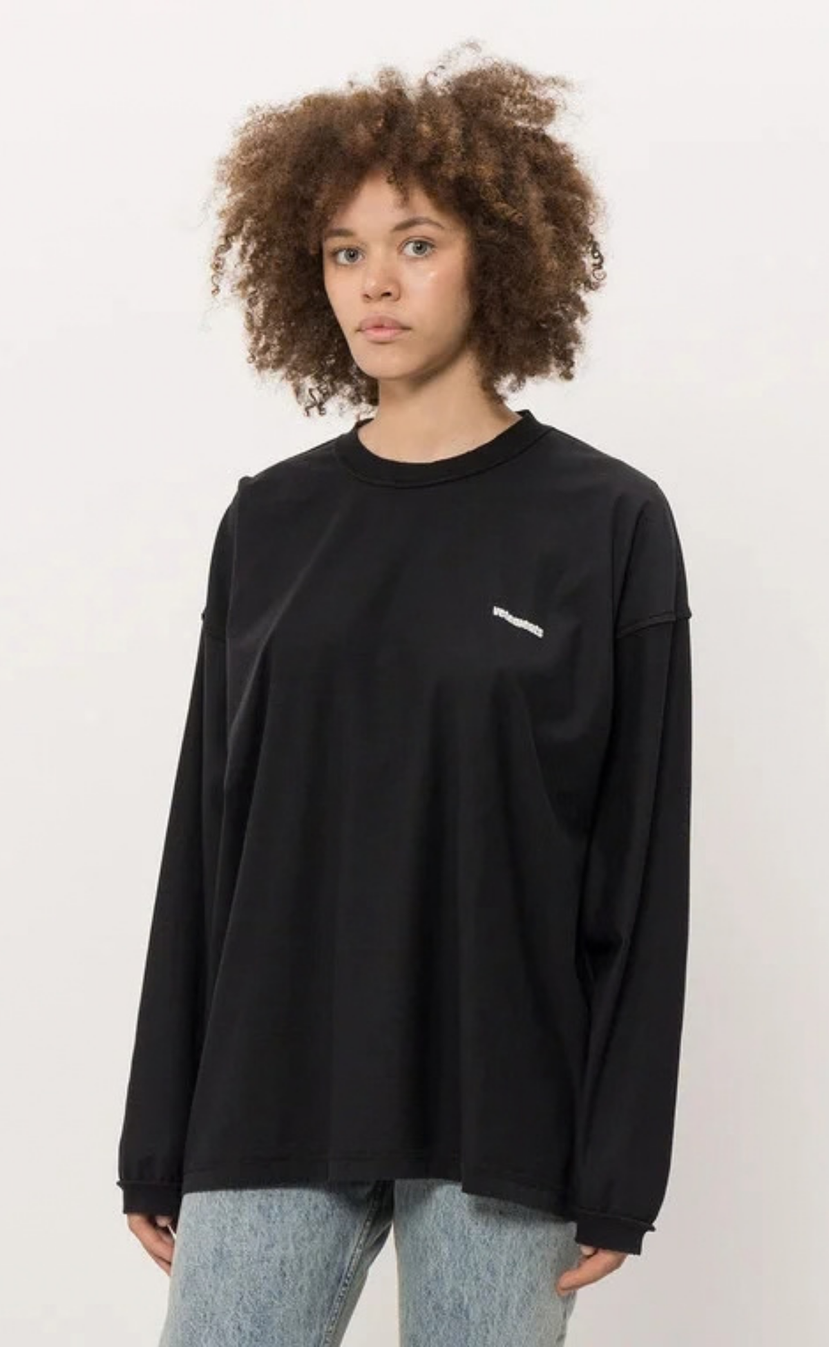 ANARCHIST SUMMER INSIDE OUT WASHED BLACK LONGSLEEVE