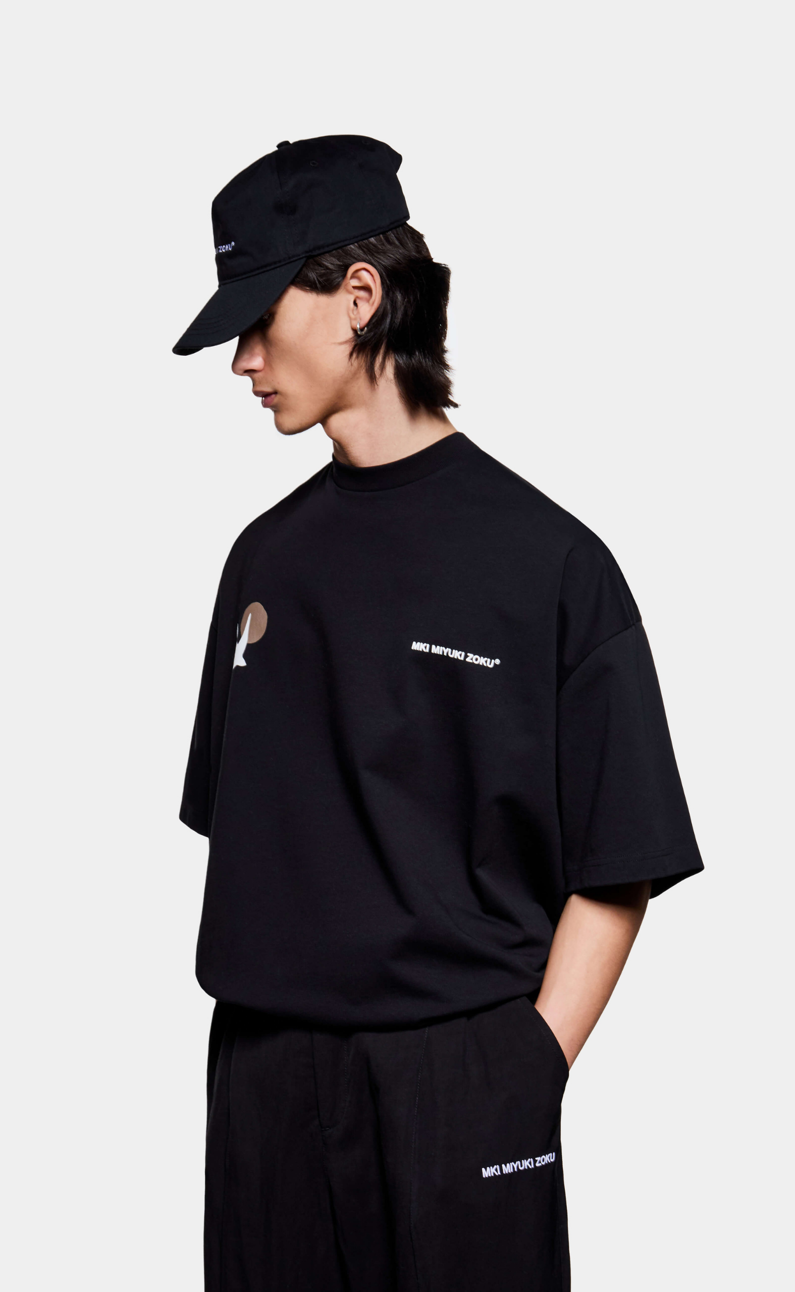 SWALLOW BLACK T-SHIRT