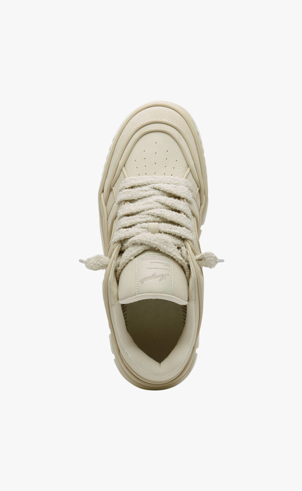 AREA LO PIPING BEIGE WHITE SNEAKER