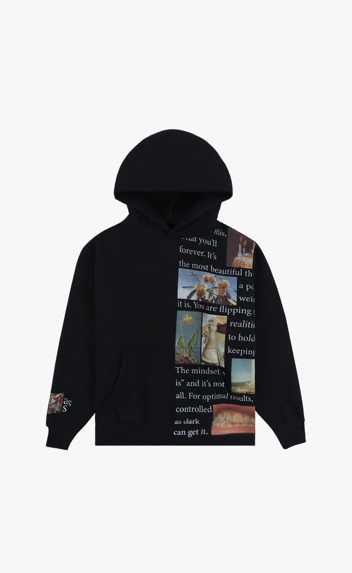 CONNECTION BLACK HOODIE