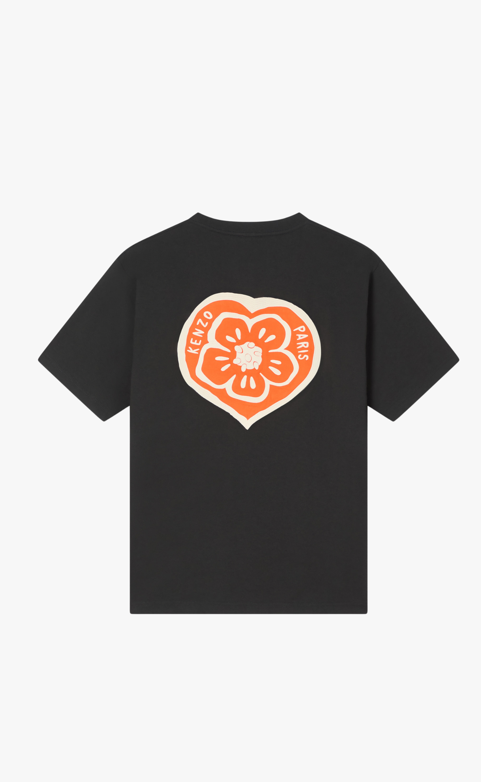 GOTS KENZO BOKE HEART OVERSIZE BLACK T-SHIRT