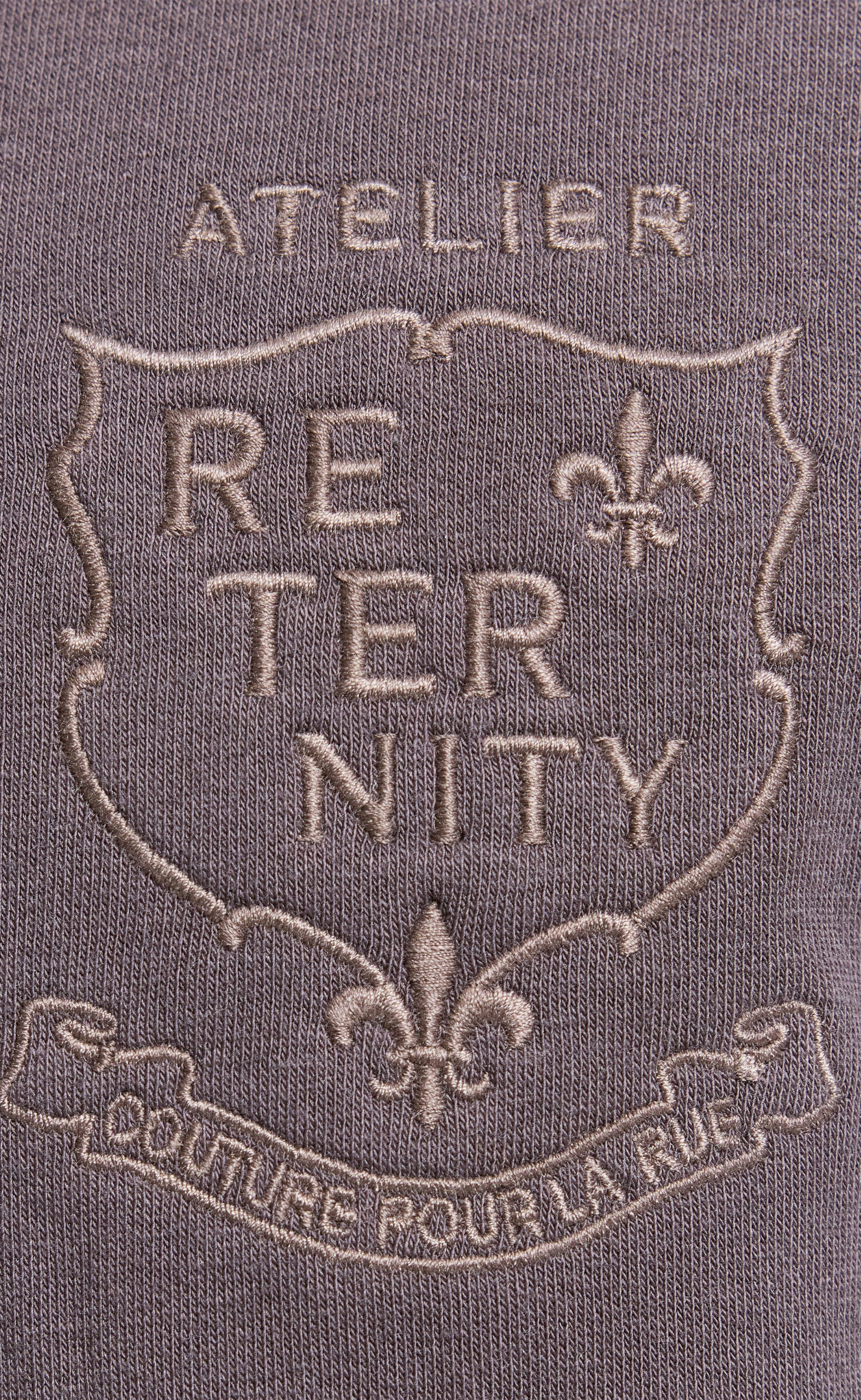 L ATELIER DE LA RUE POLO BROWN T-SHIRT