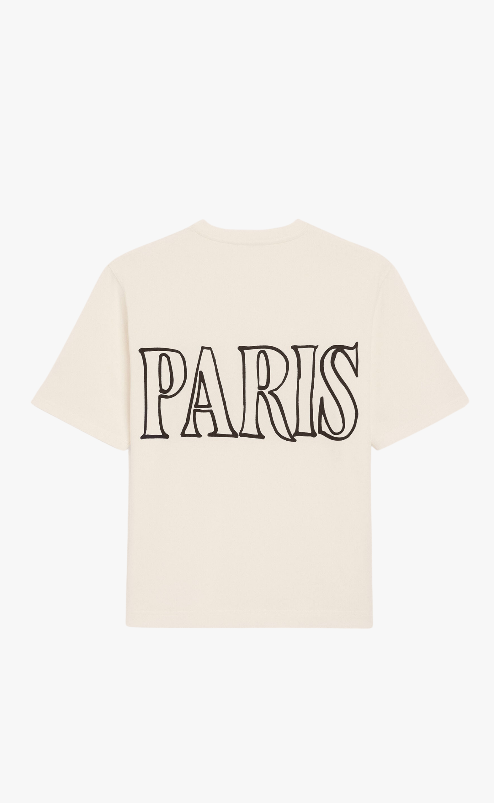 AMI PARIS PRINT WHITE T-SHIRT