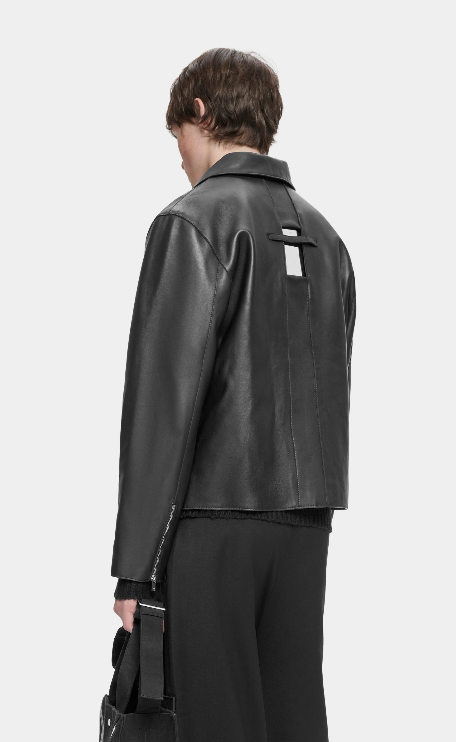 RADIANT LEATHER BLACK JACKET