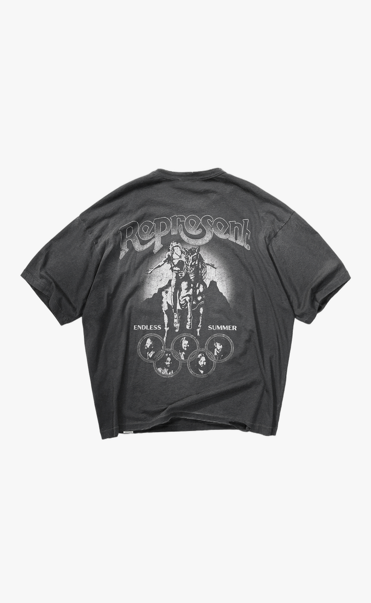 BEACH BOYS ENDLESS SUMMER STAINED BLACK T-SHIRT