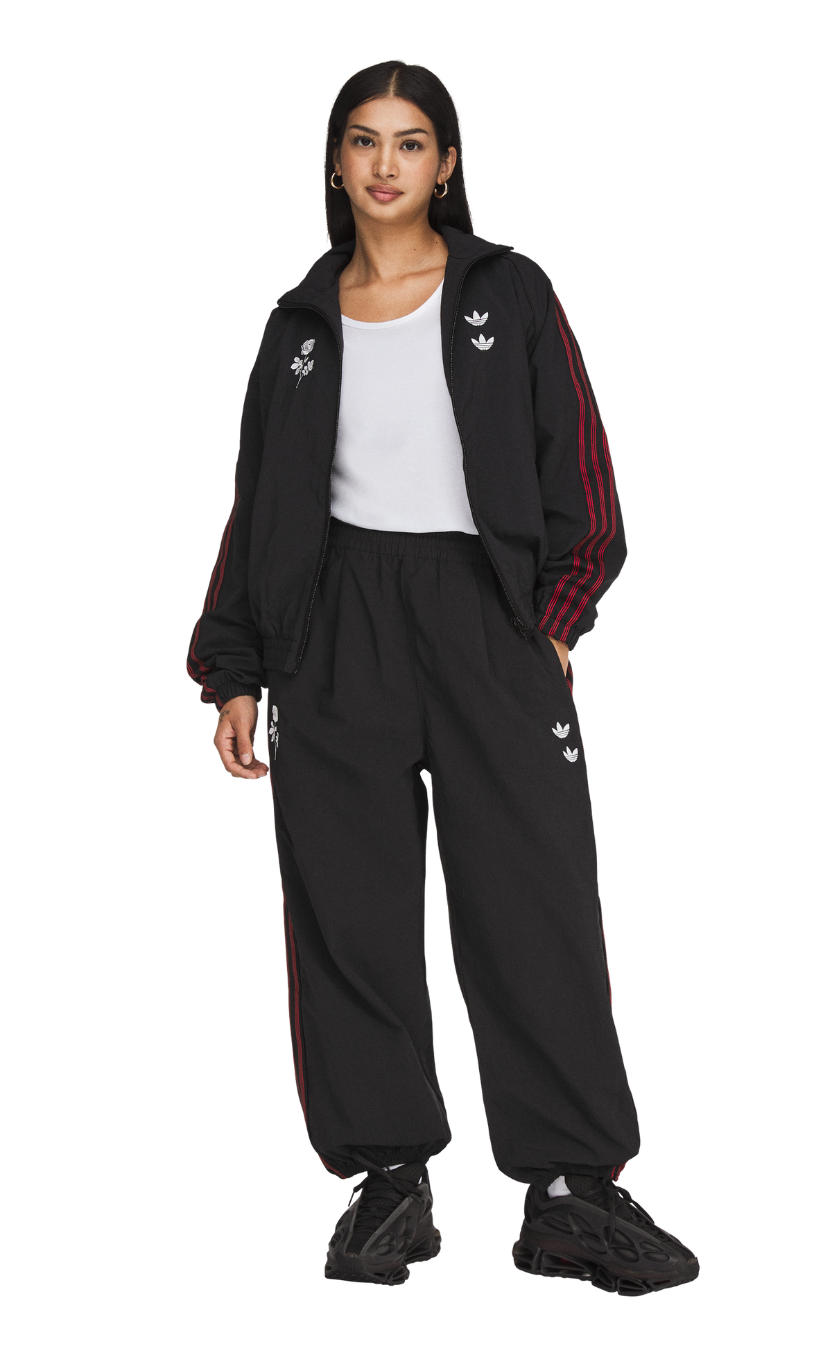 CHAVARRIA WOVEN TRACK BLACK PANT