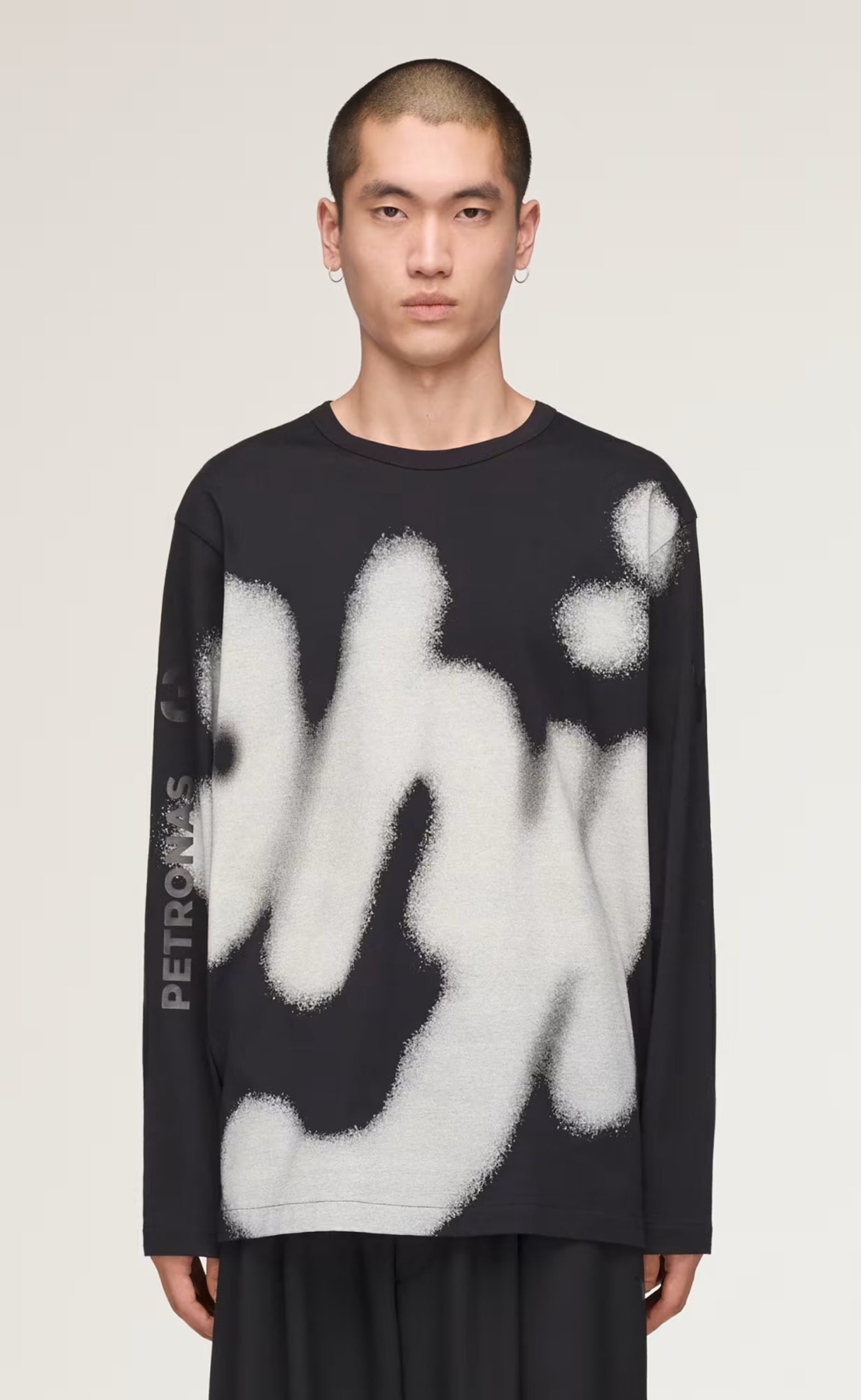 F1 MERCEDES YOHJI BLACK LONGSLEEVE