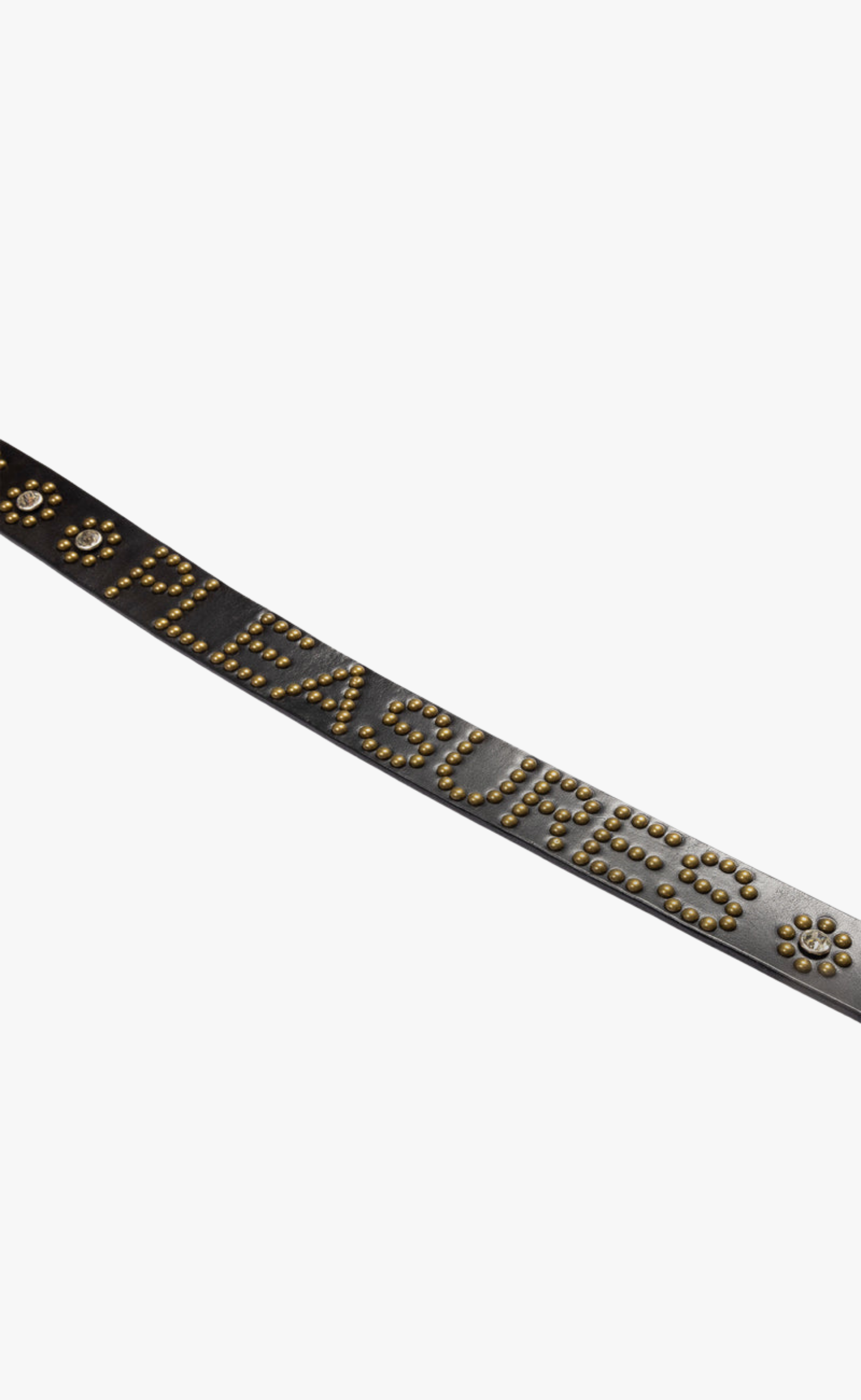 STUDDED BLACK BELT