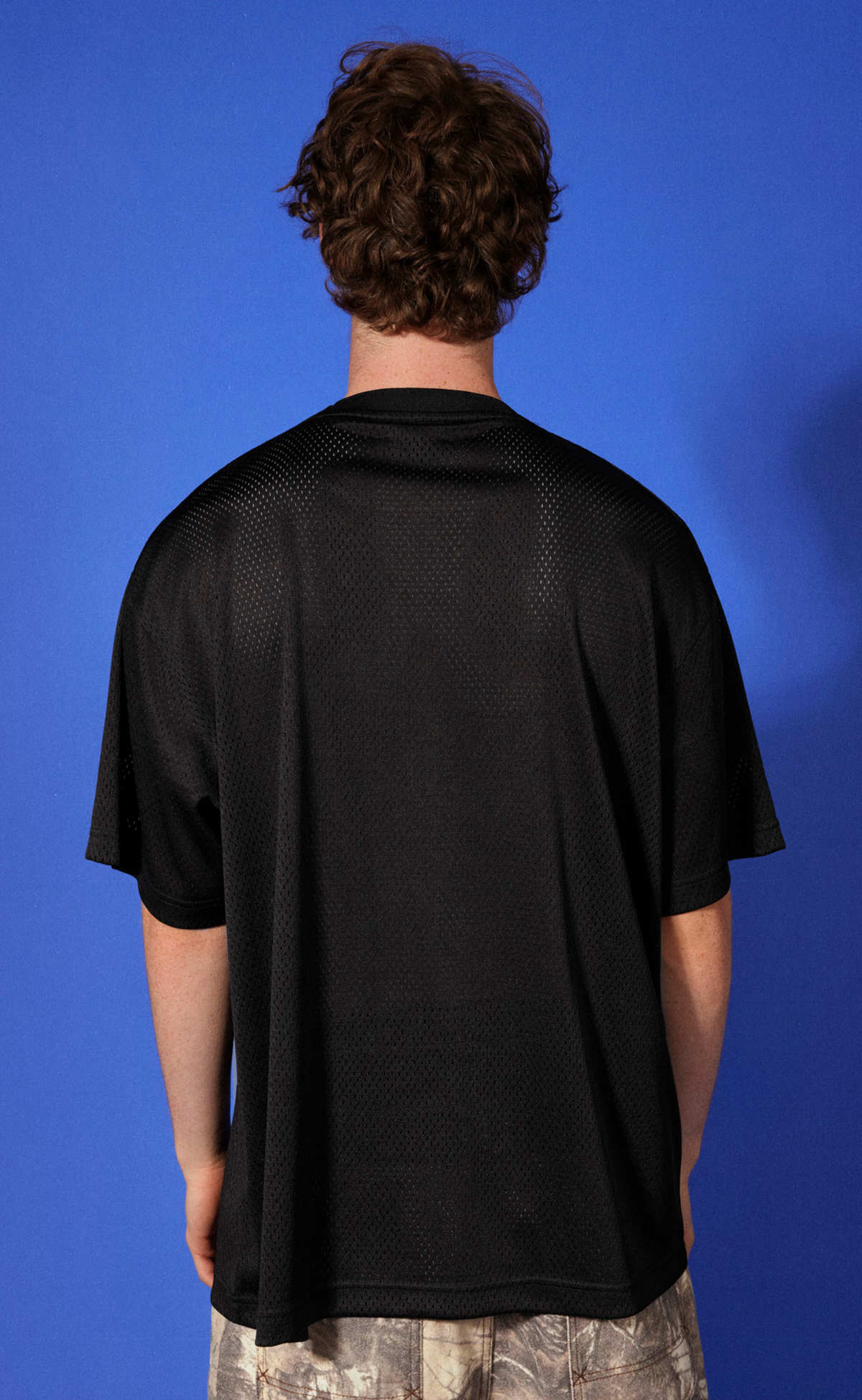 TWITCH MESH BLACK T-SHIRT