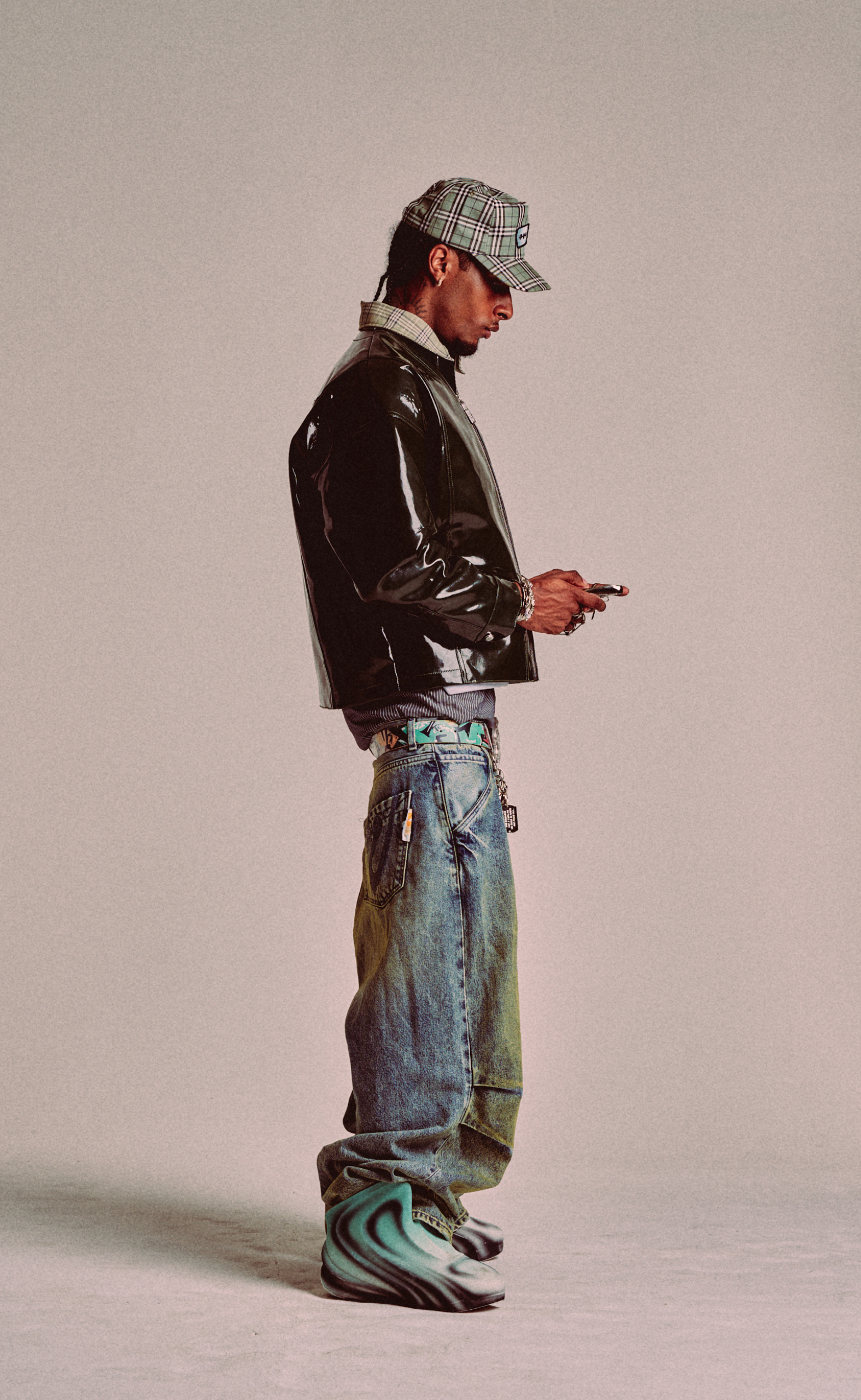 FAT ANGELO WASHED BLUE JEANS