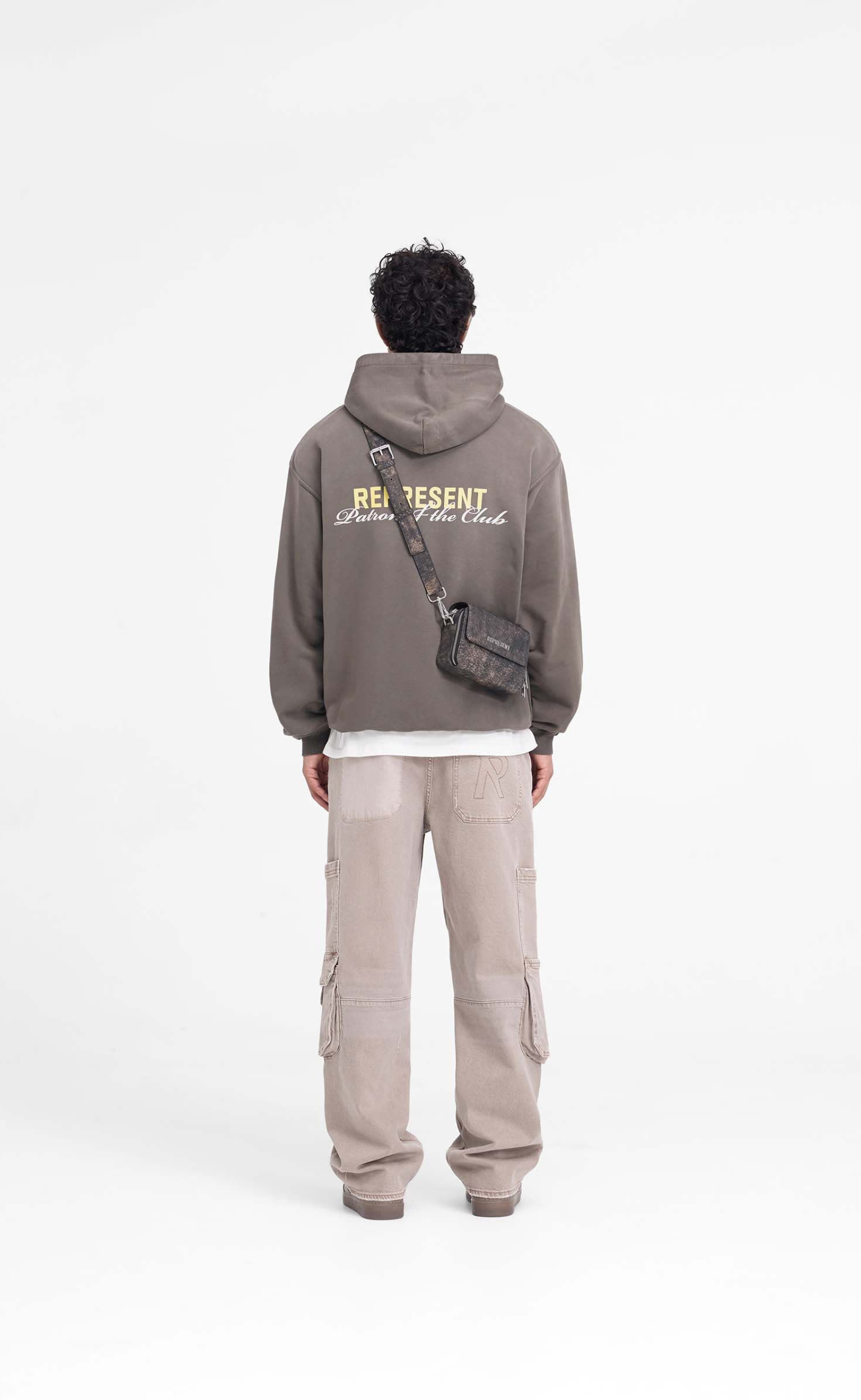 PATRON OF THE CLUB WASHED OLIVE HOODIE