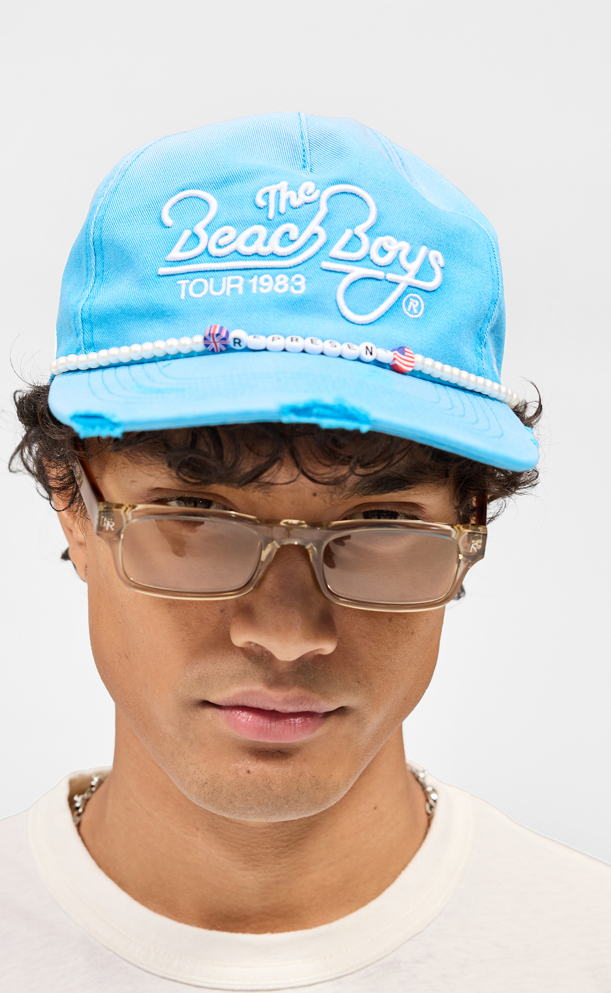 BEACH BOYS TOUR BRIGHT BLUE HAT