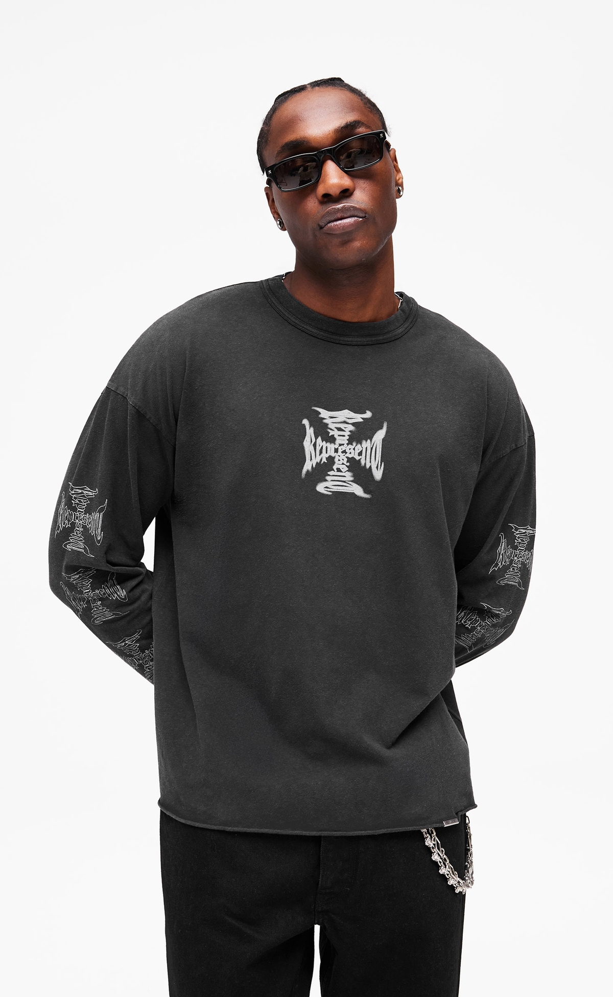 MH FADED BLACK LONGSLEEVE