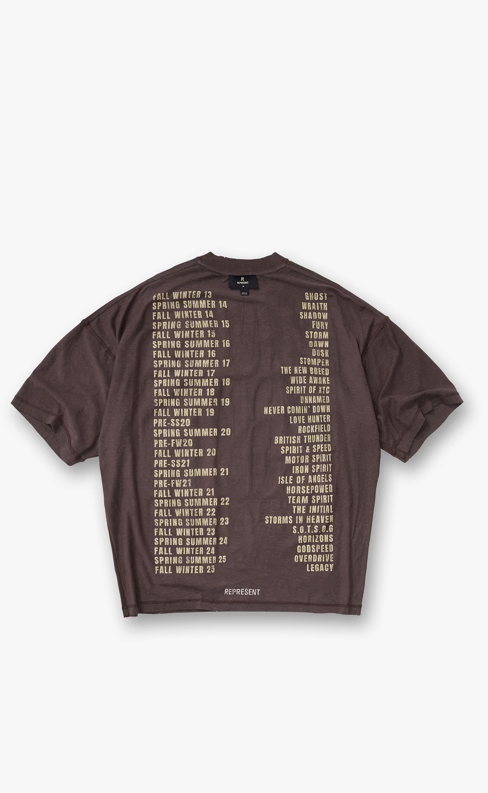 REPRESENT LIVING LEGACY NERO T-SHIRT