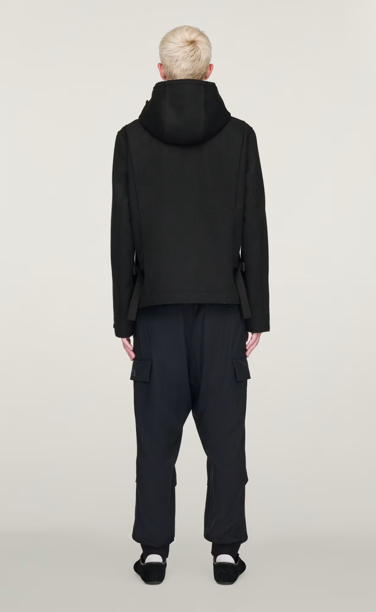 MELTON BLACK JACKET