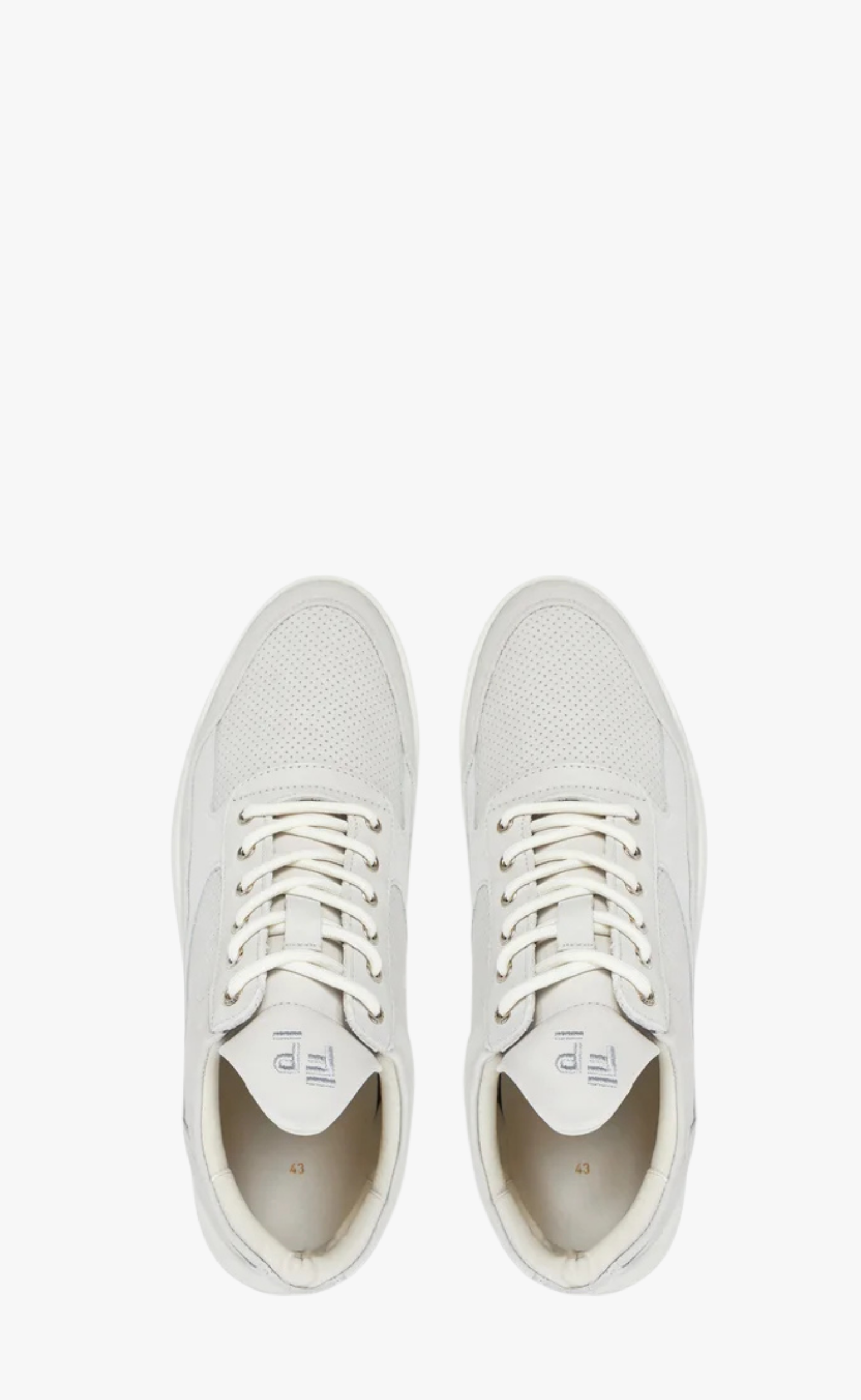 LOW TOP GHOST PANEL ALL WHITE