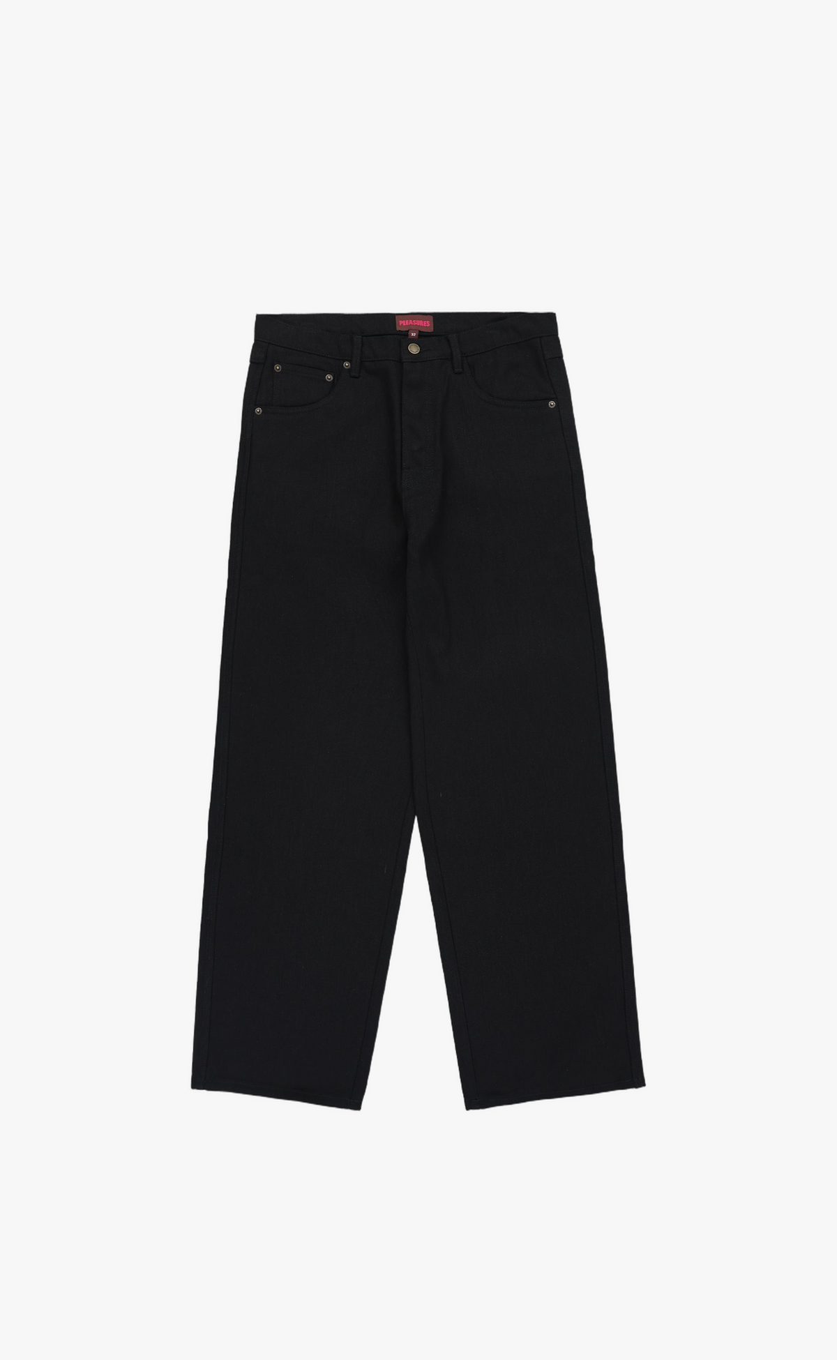 TEAR FORMULA BAGGY BLACK JEANS