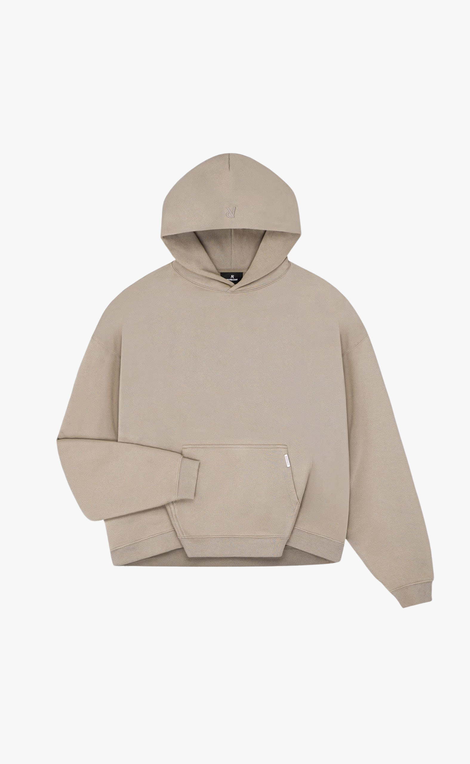 INITIAL BOXY OVERSIZED DUNE HOODIE