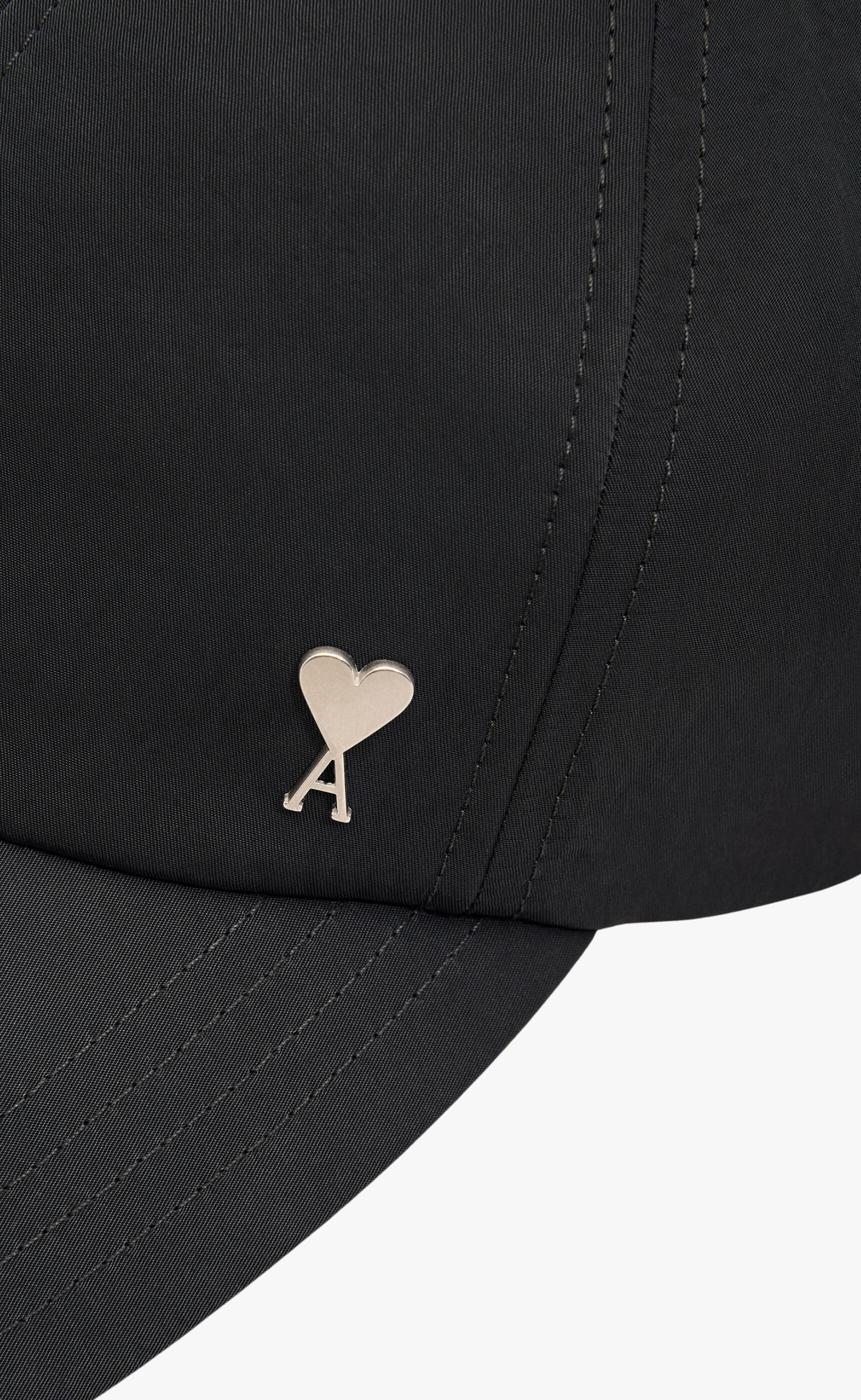 AMI DE COEUR NYLON SERGE ANTHRACITE HAT