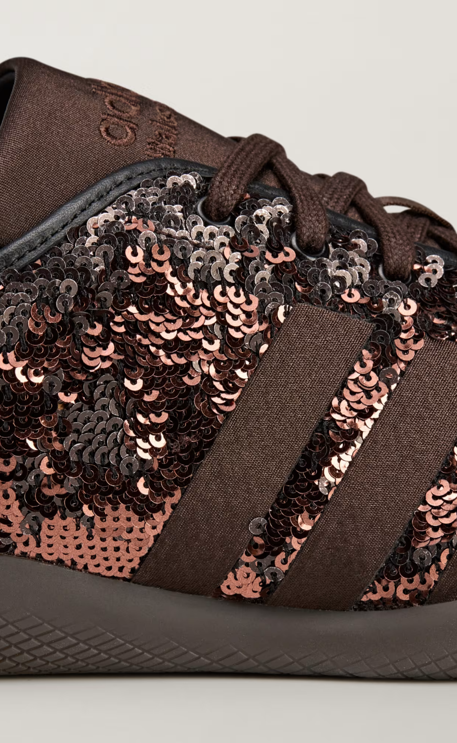 WB KARINTHA SEQUIN BROWN BLACK SNEAKER