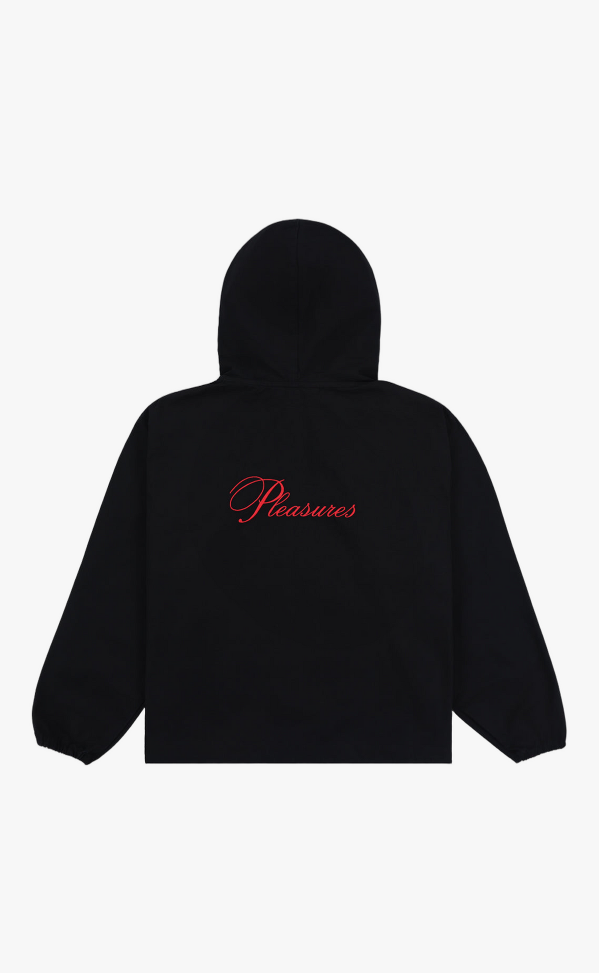 GOOD TIME PONCHO ZIP BLACK HOODIE