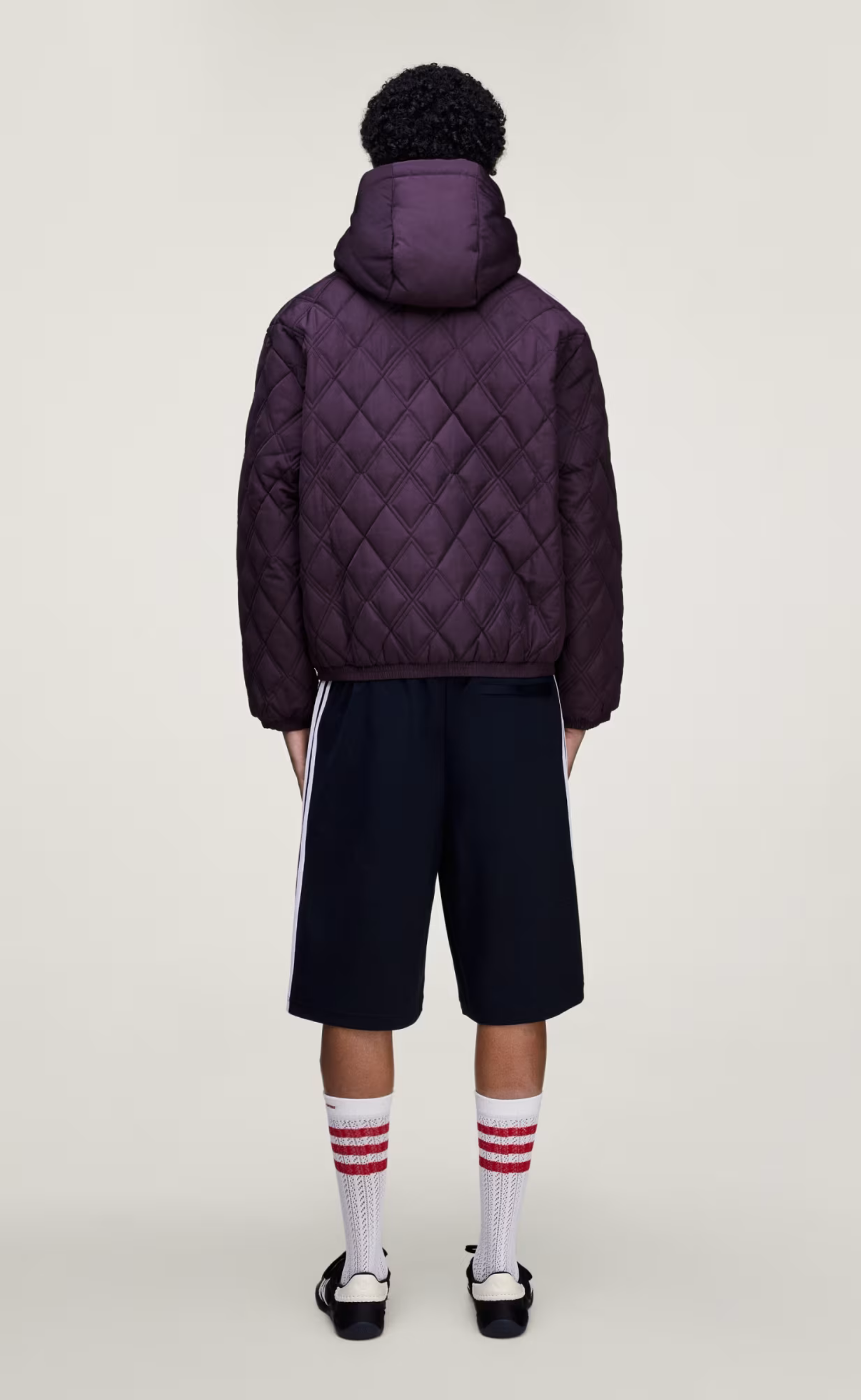 WB QUILTED SHADOW MAROON