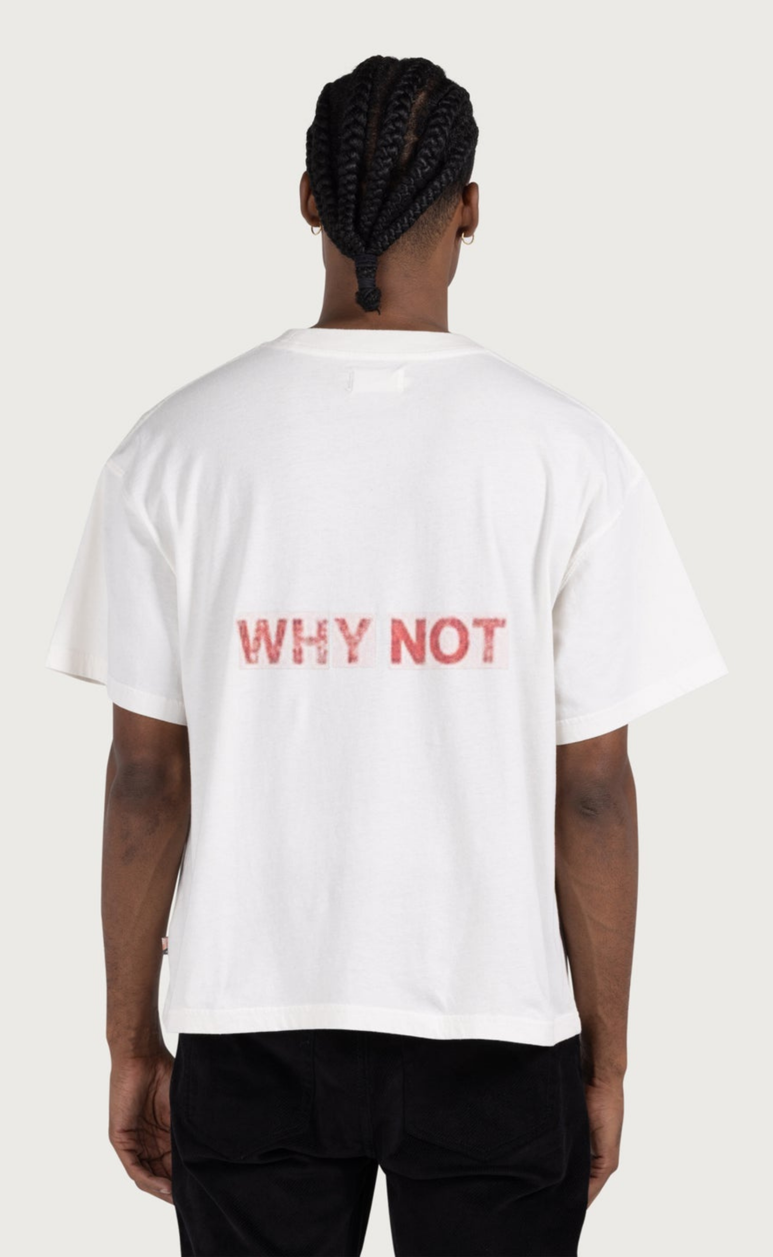 WHAT THEY SAY WHITE T-SHIRT