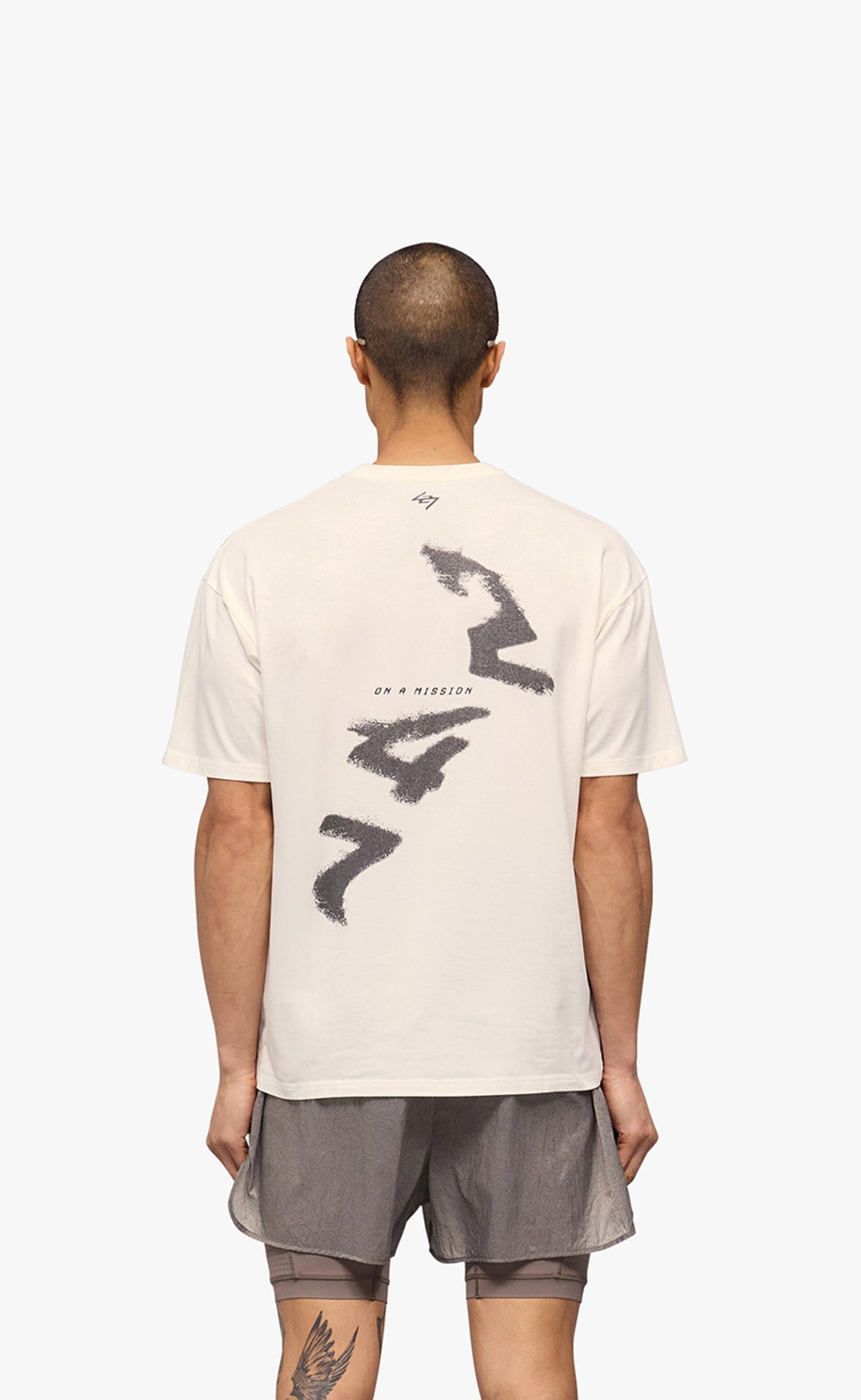247 MOTION FLAT WHITE T-SHIRT