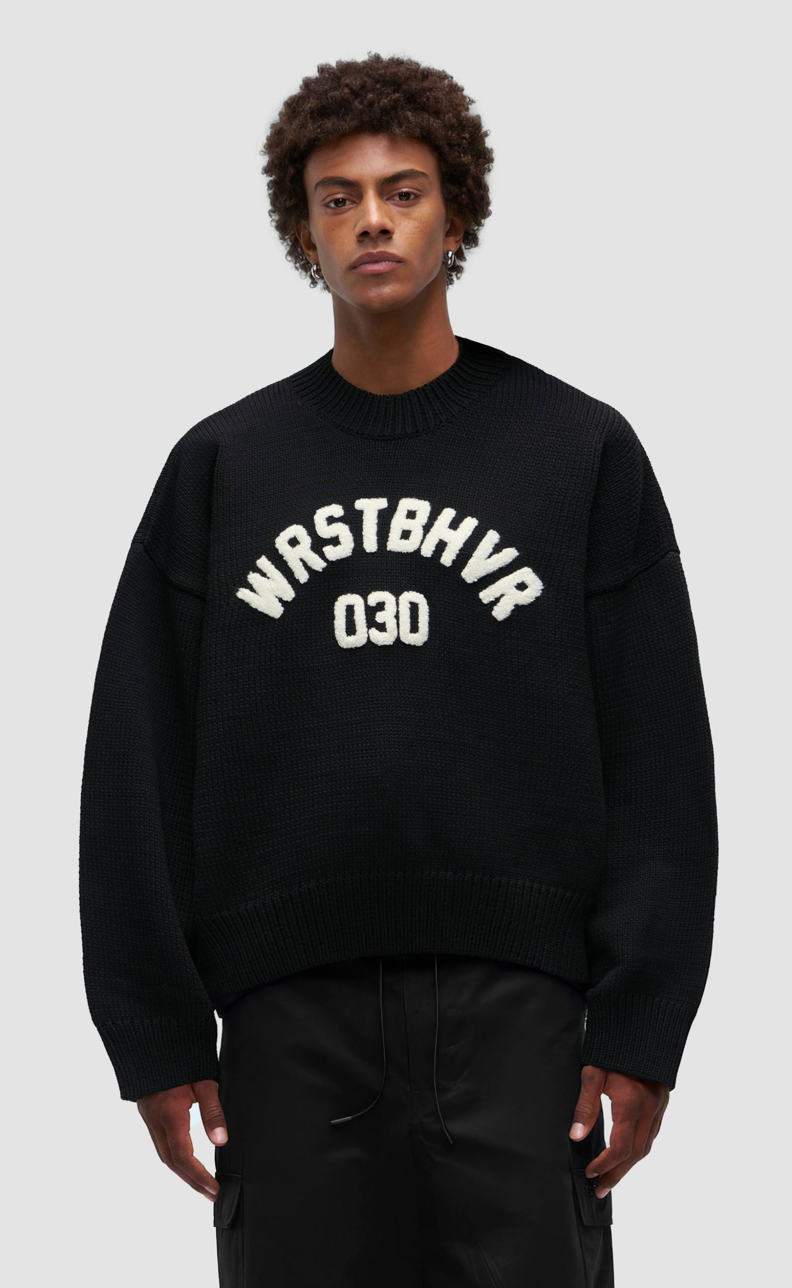 LUNA V2 BLACK OYSTER SWEATER