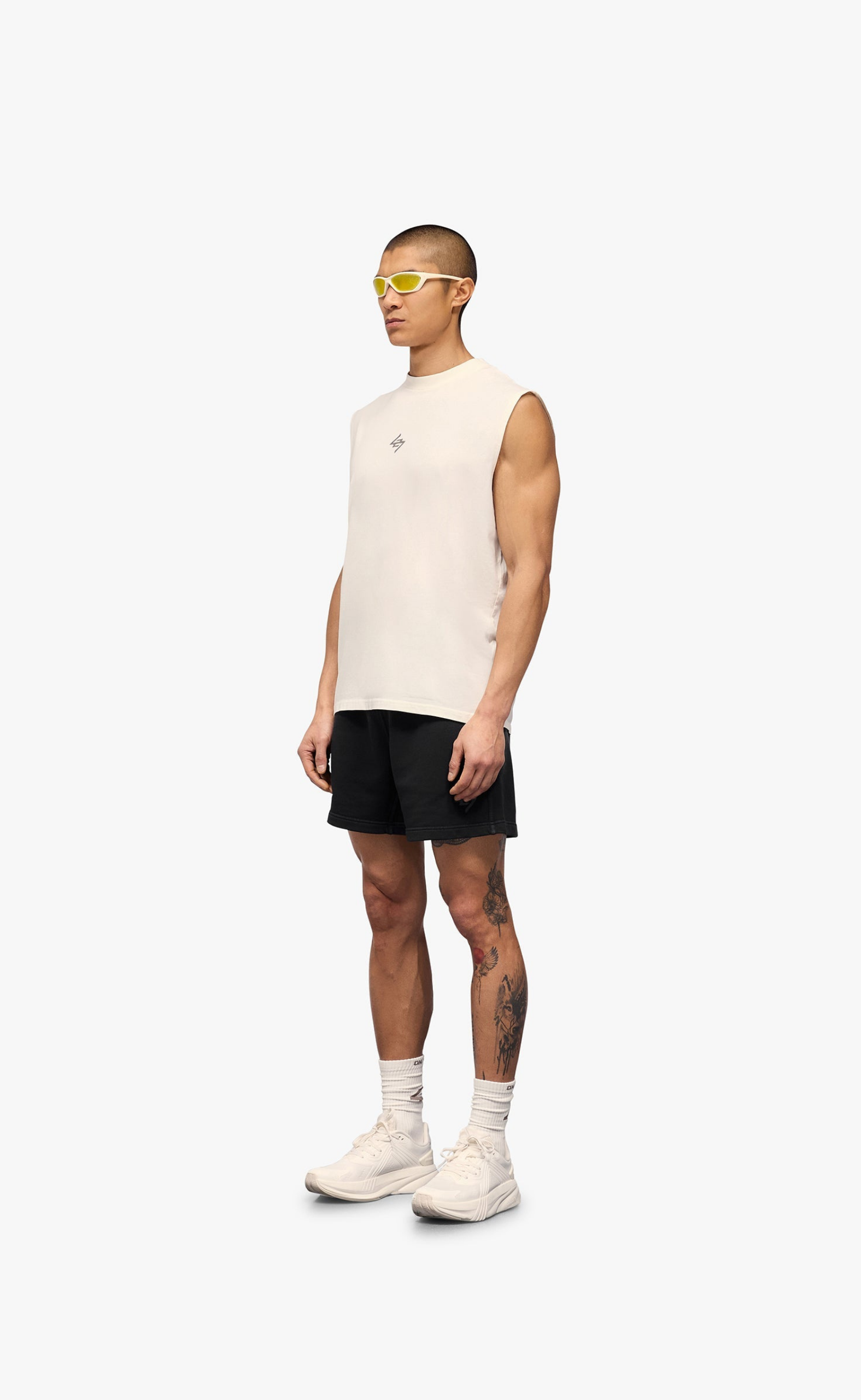 247 MOTION OVERSIZED FLAT WHITE T-SHIRT
