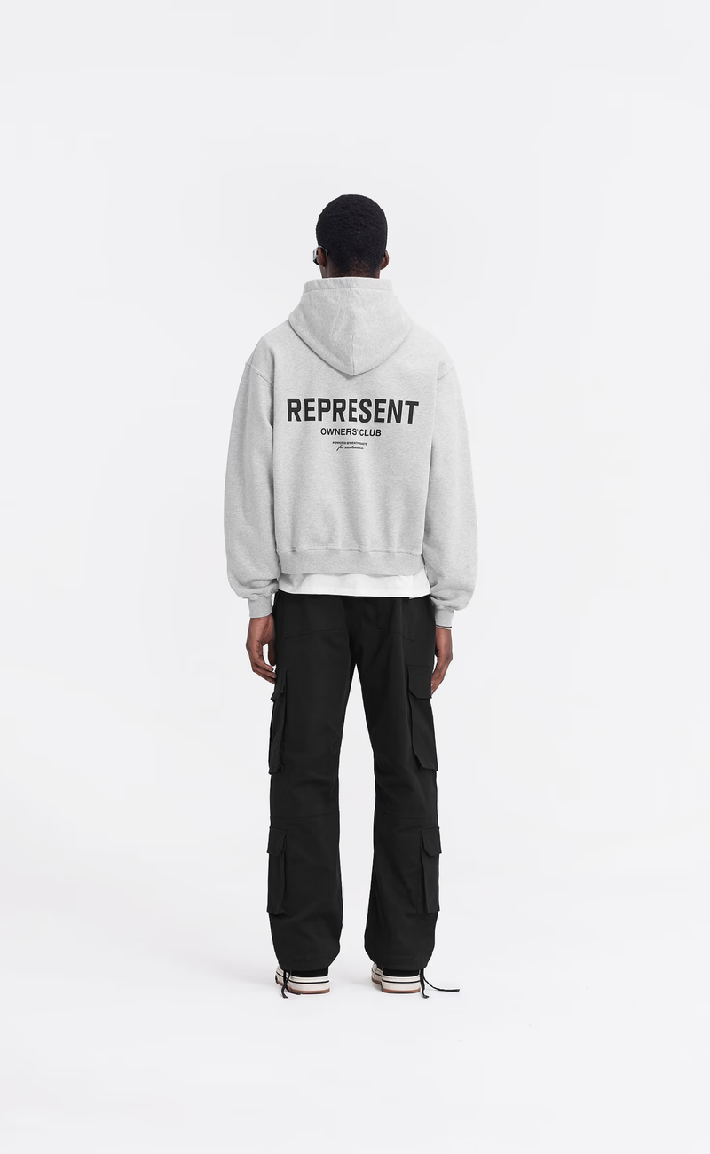 ASH GREY OWNERS CLUB ZIP HOODIE