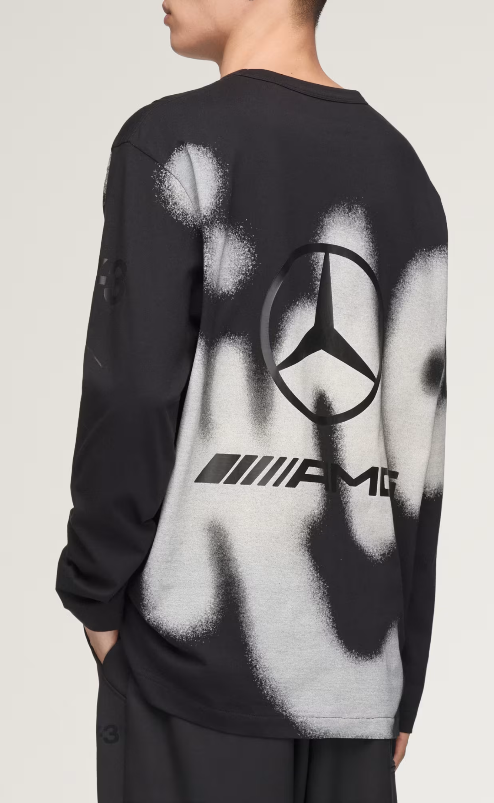 F1 MERCEDES YOHJI BLACK LONGSLEEVE