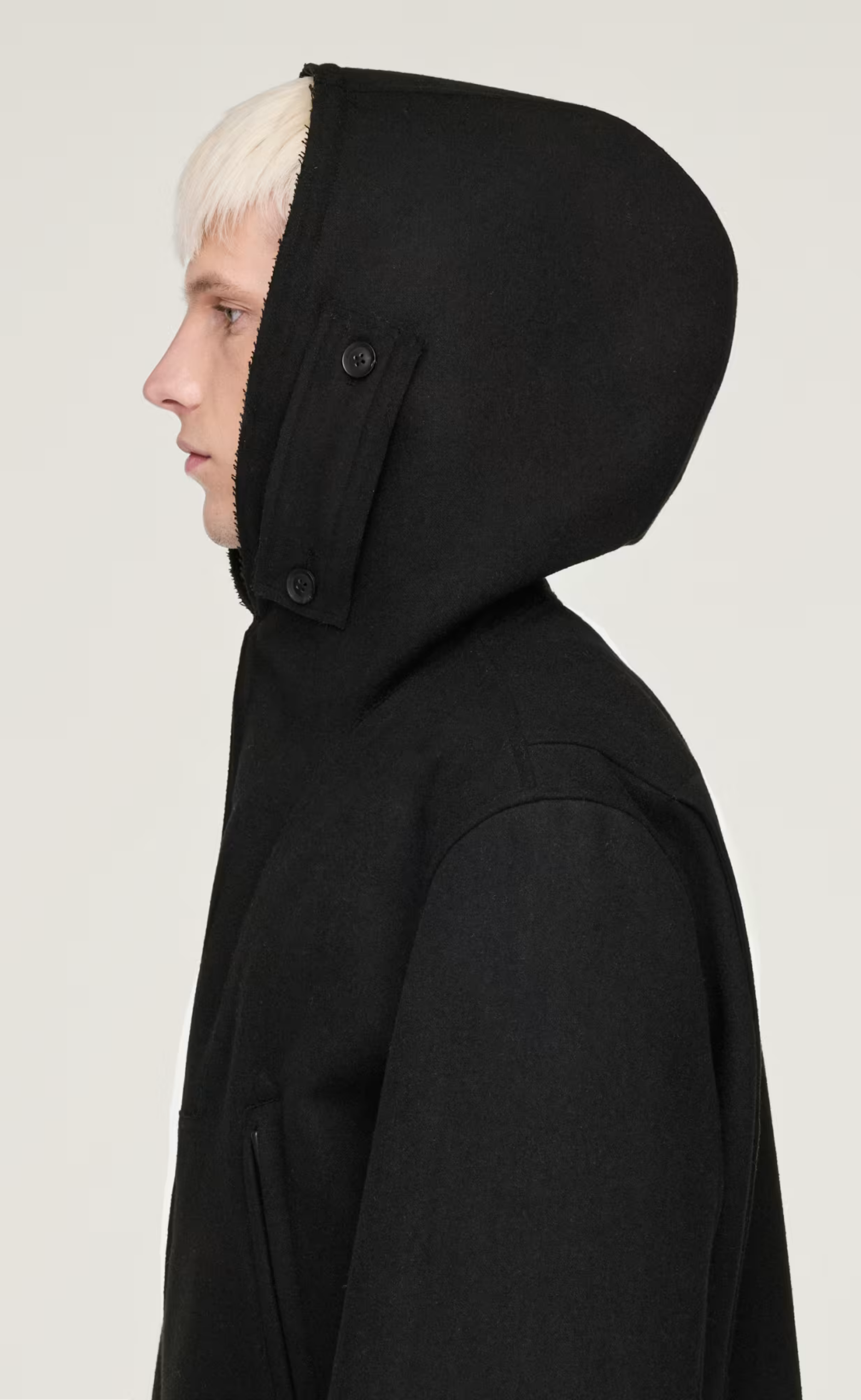 MELTON BLACK JACKET