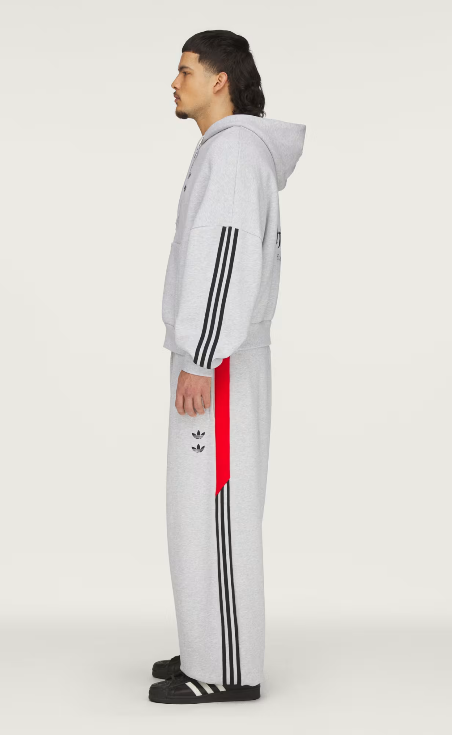 WC LOHO GREY ZIP HOODIE