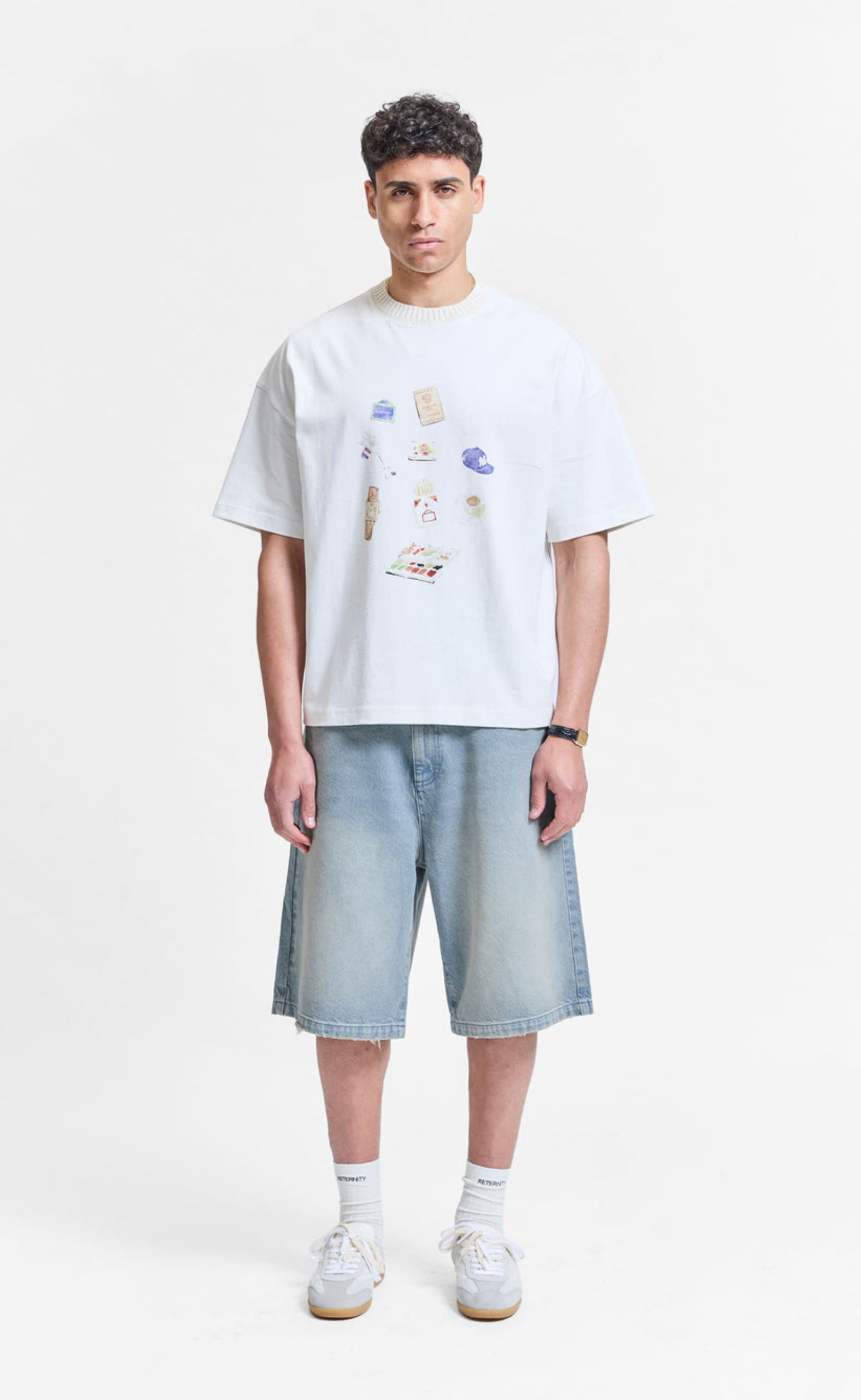 ESSENTIAL JORTS LIGHT BLUE SHORTS