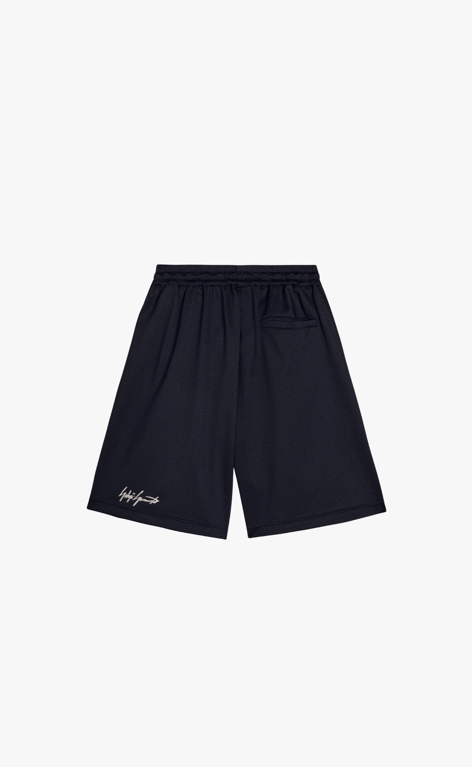 Y-3 MESH BLACK SHORTS