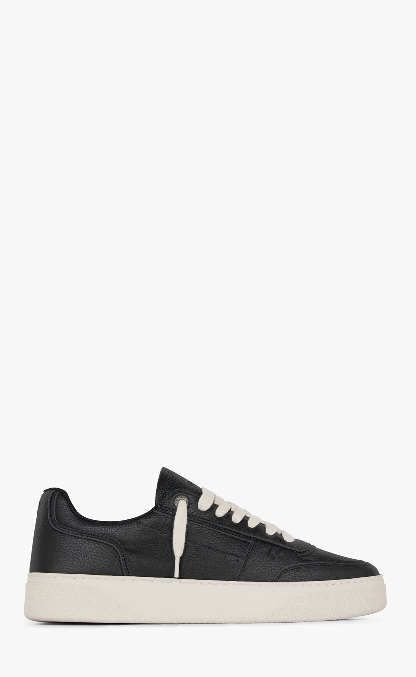 INITIAL LEATHER BLACK SNEAKER
