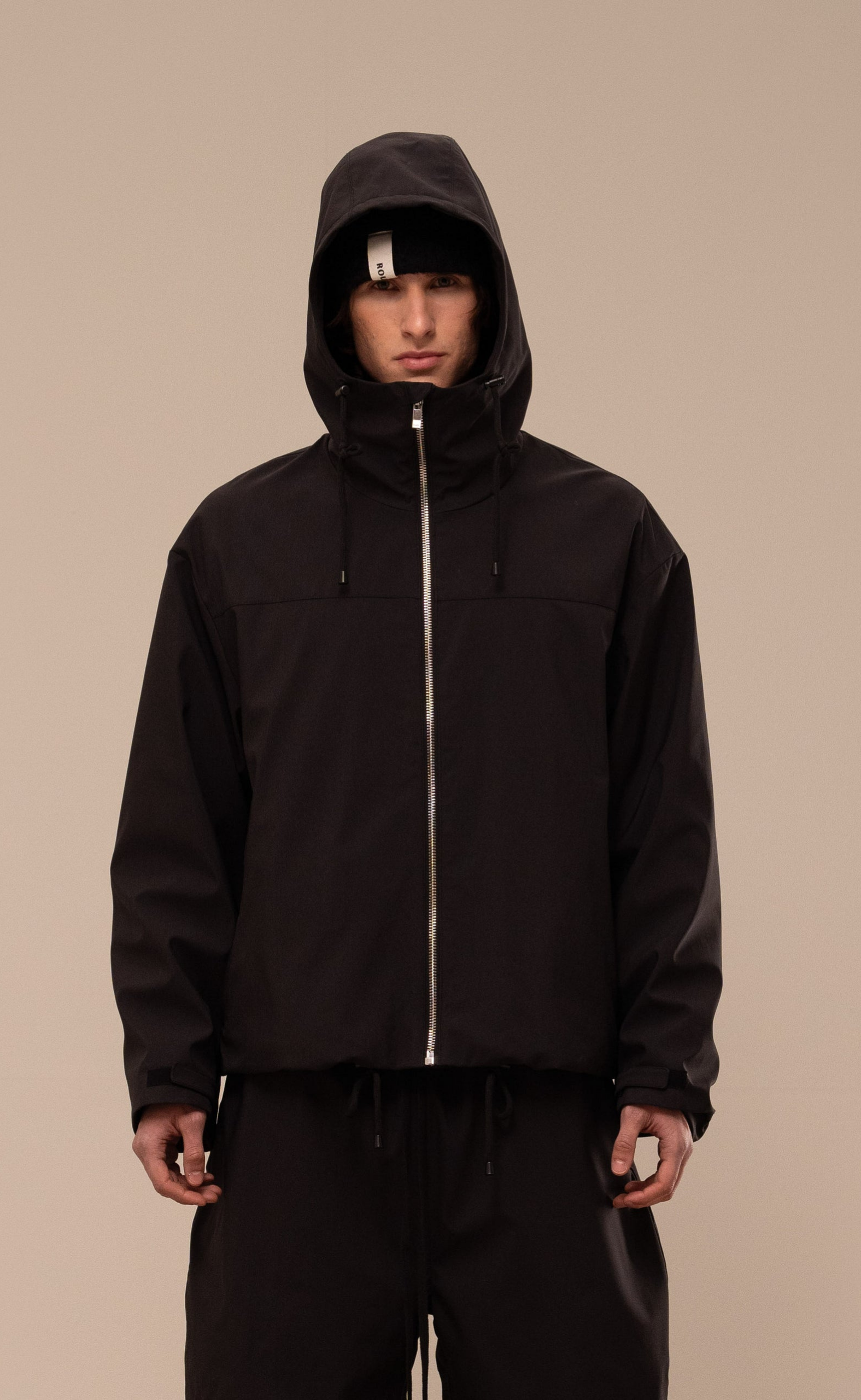SIGNATURE RAIN BLACK JACKET