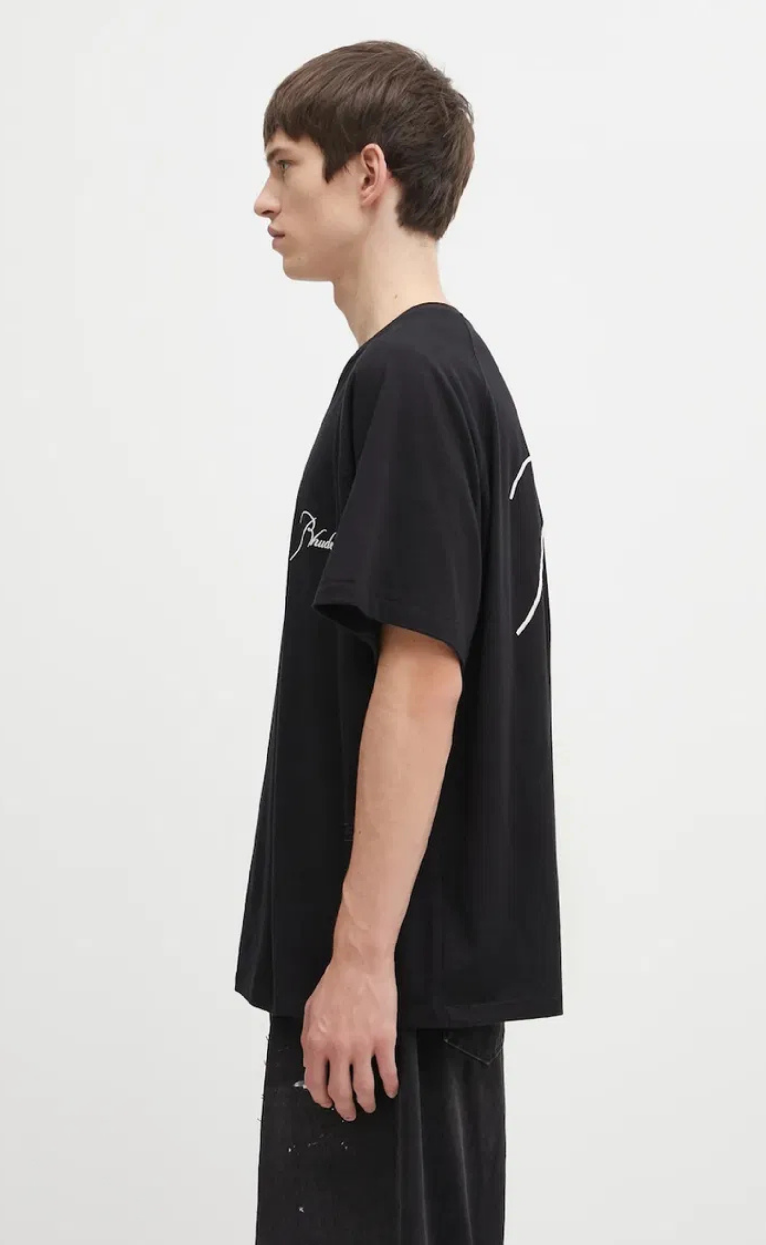 CLASSIQUE RAGLAN BLACK T-SHIRT