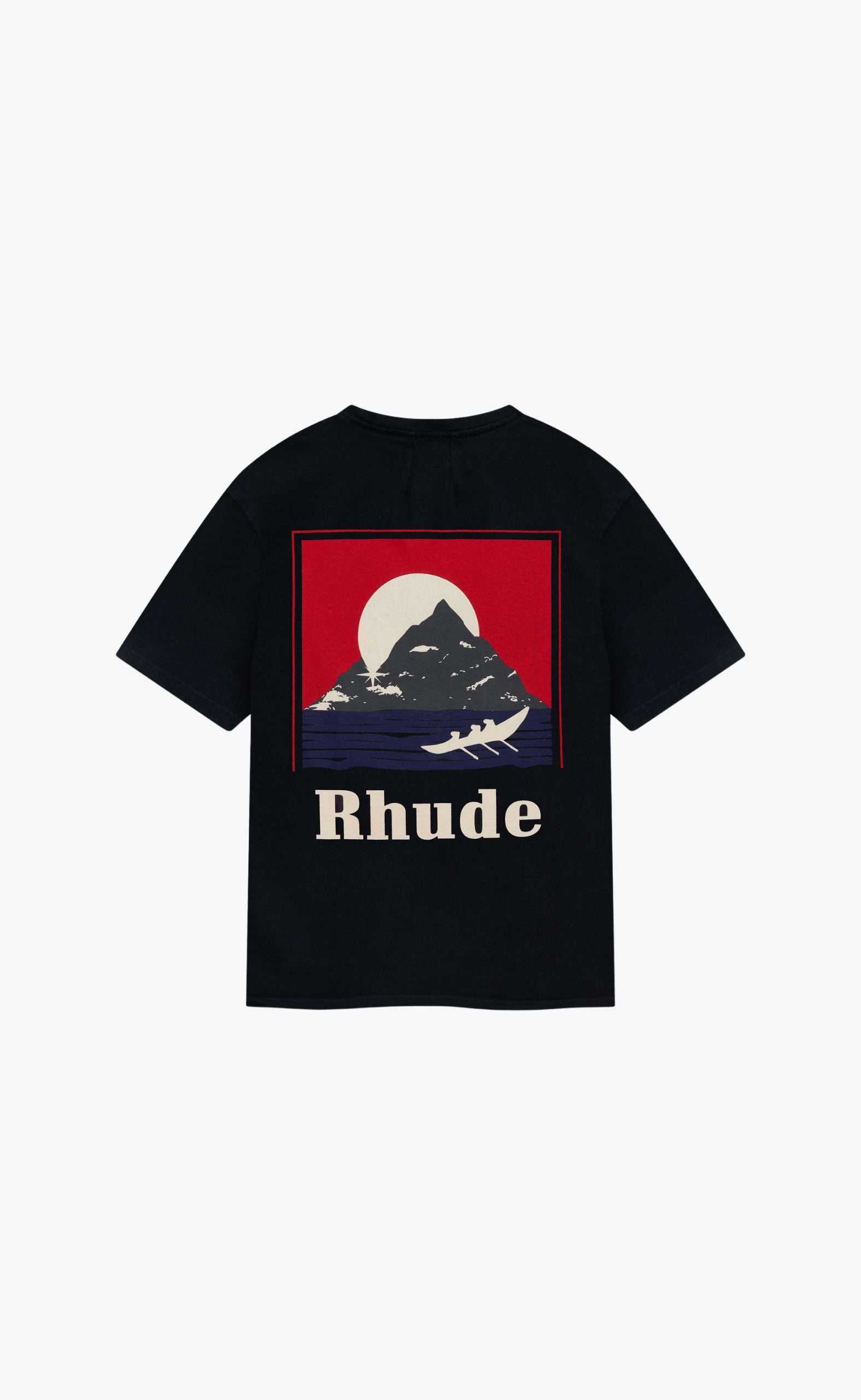 MOONLIGHT REGATTA VINTAGE BLACK T-SHIRT