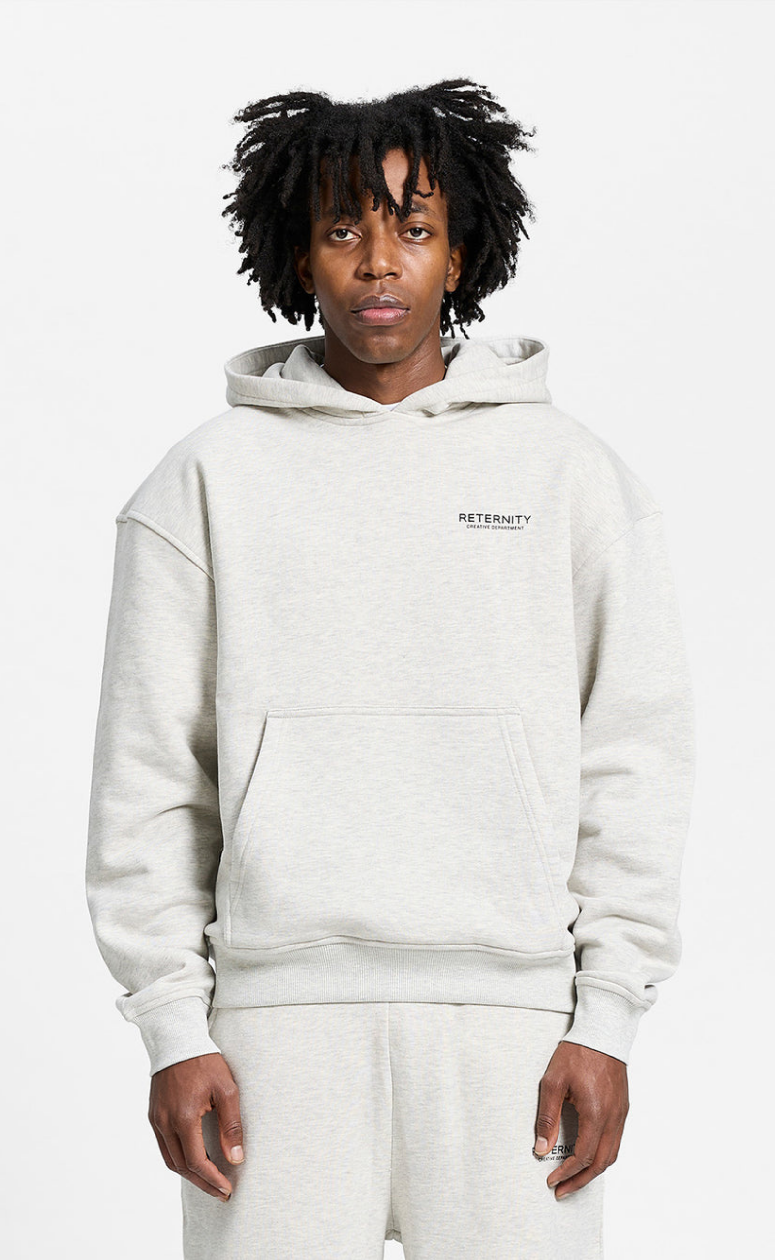 CREATIVE DEPT MELANGE GREY HOODIE