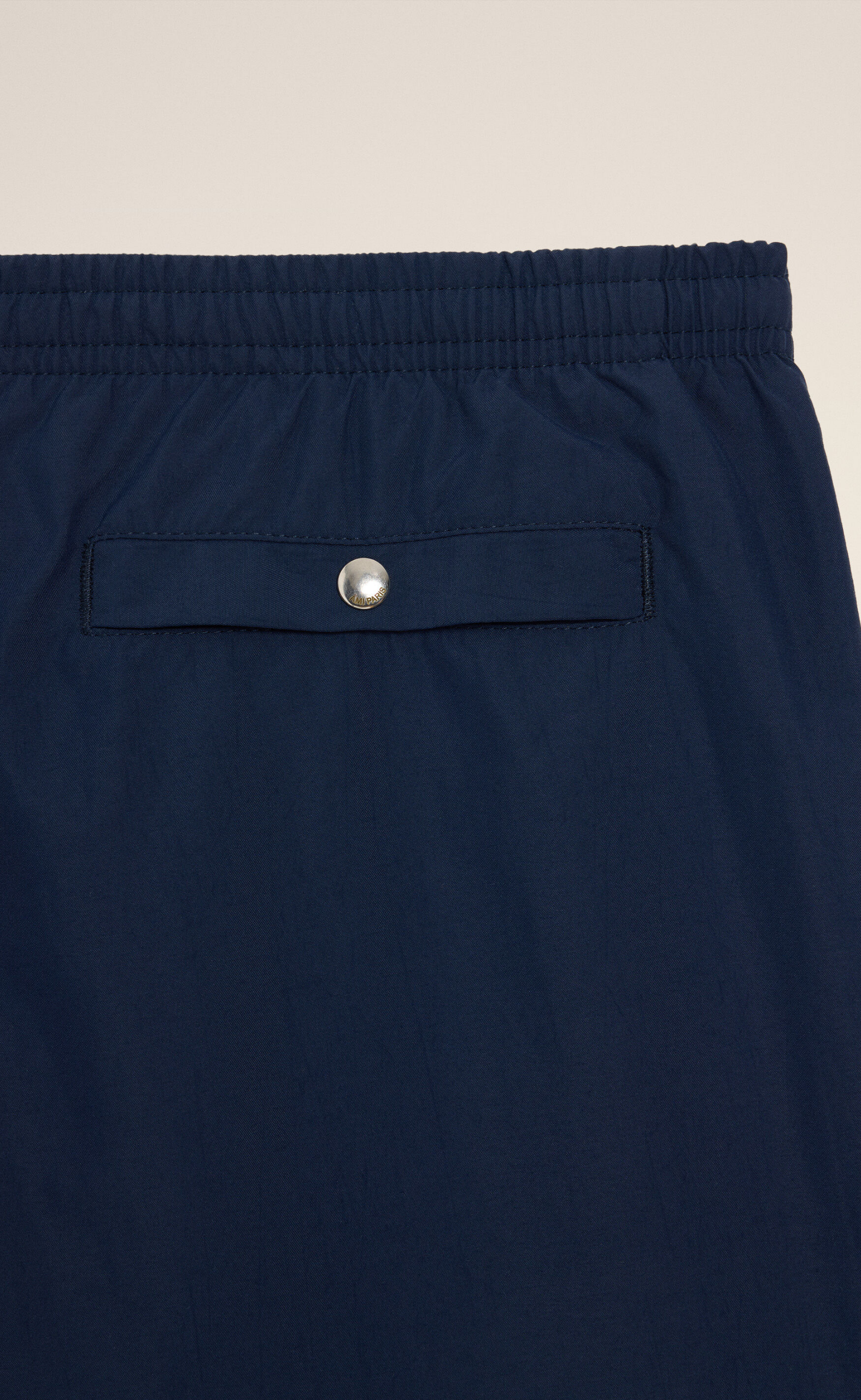 LONG PLAIN SWIM NAVY SHORTS