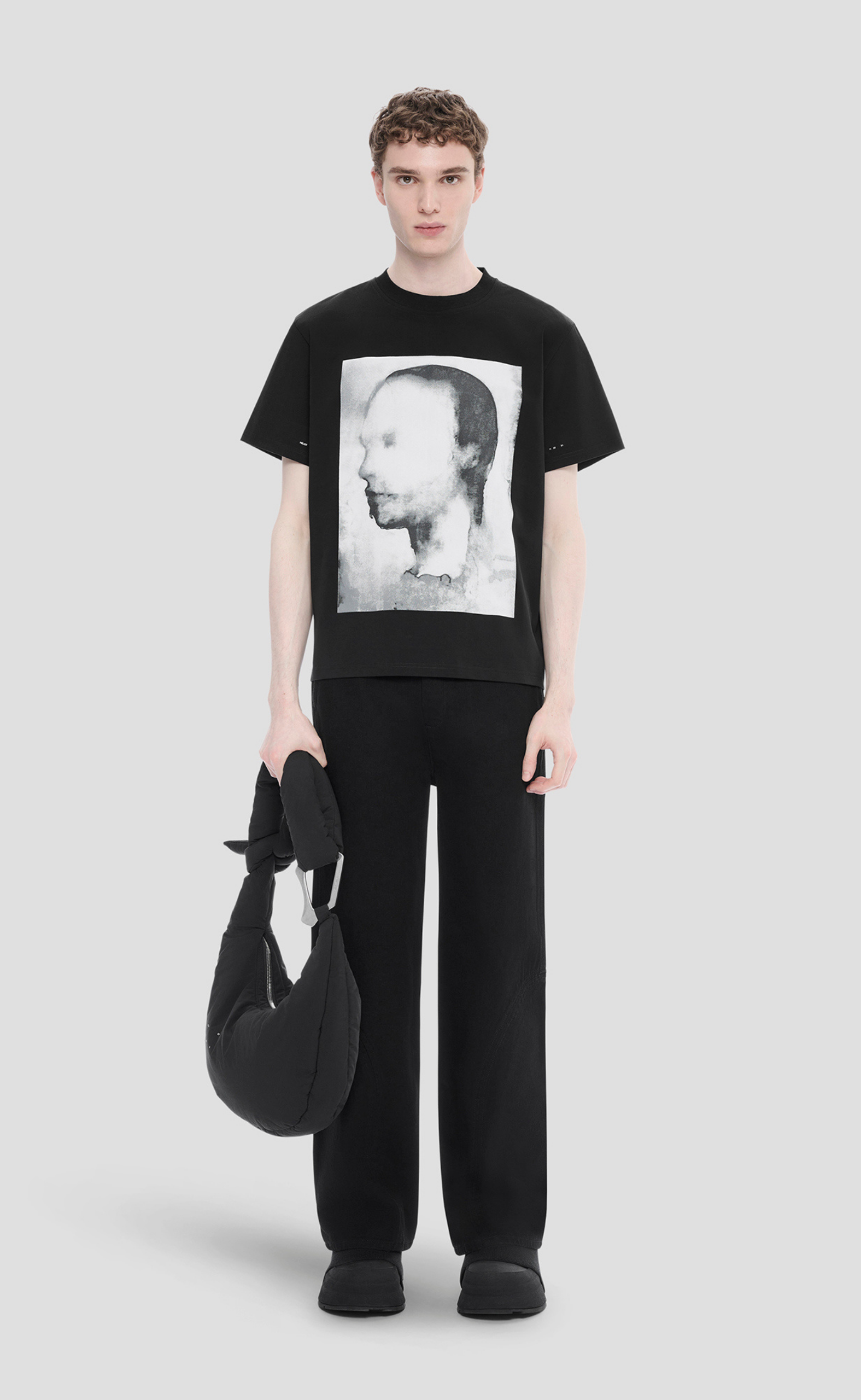 DIAPHANE BLACK T-SHIRT
