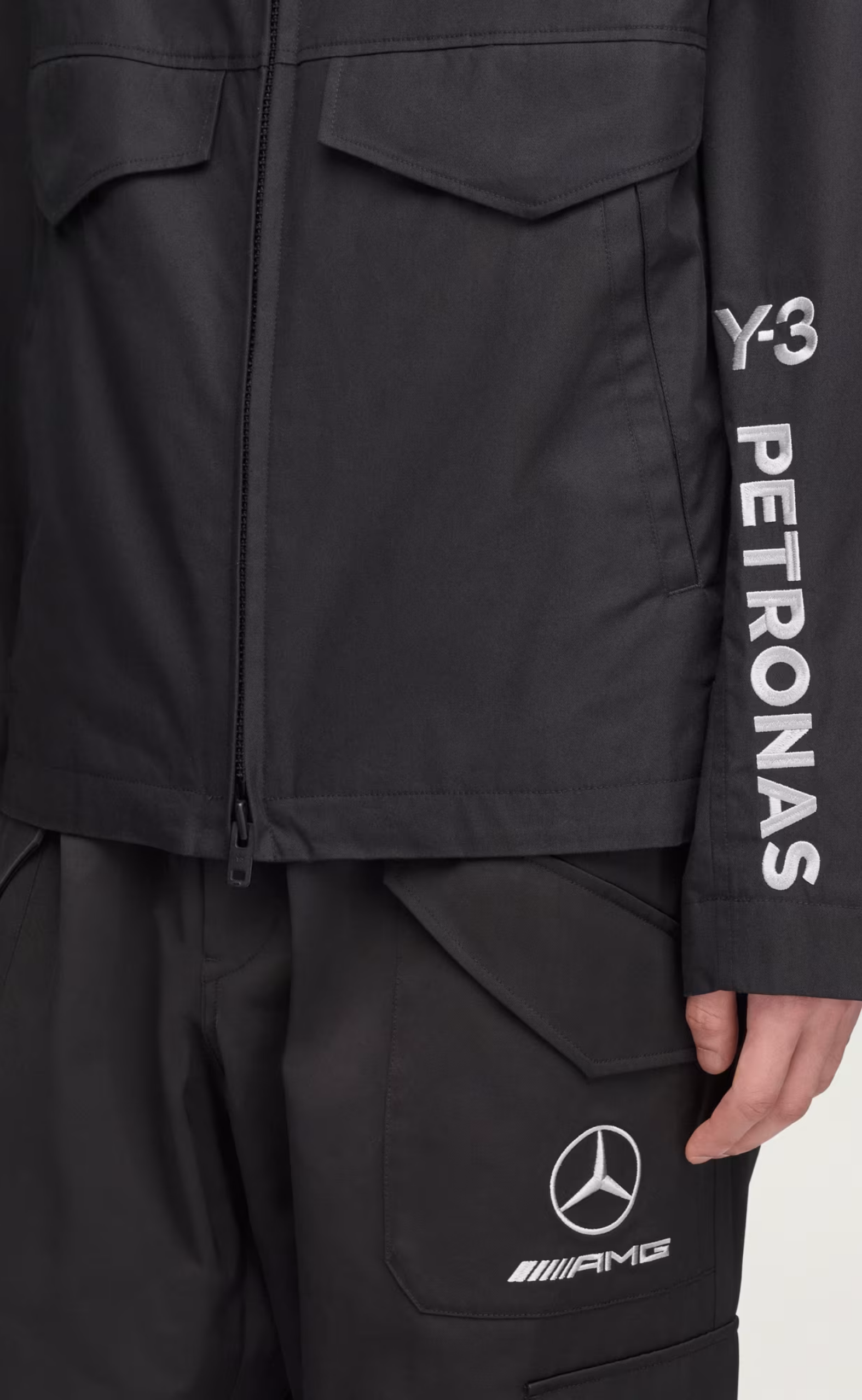F1 MERCEDES WOLF BLACK JACKET