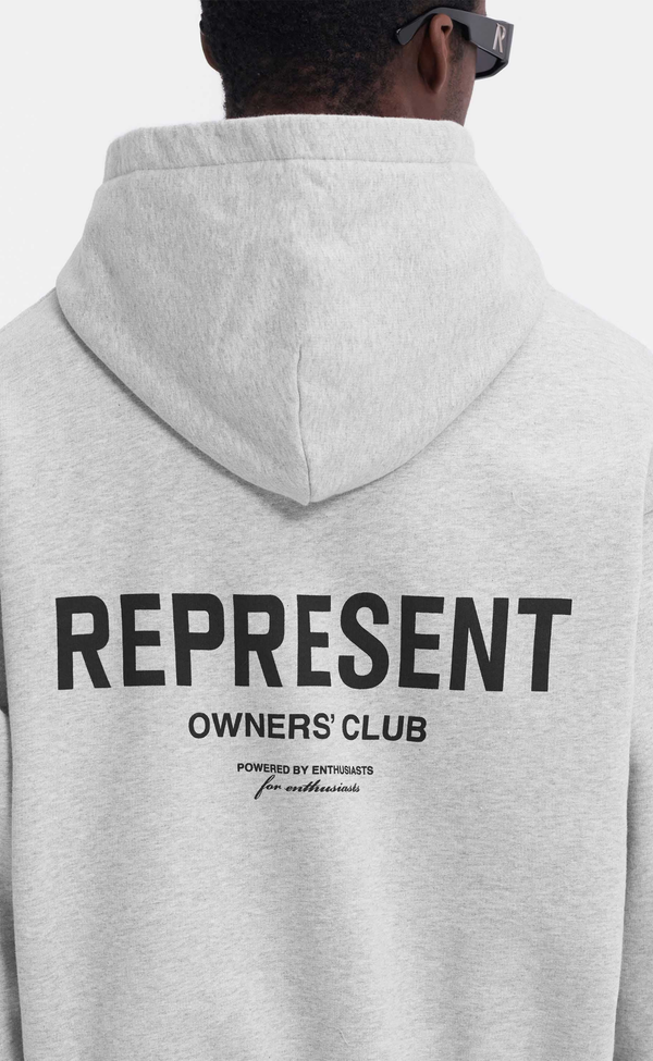ASH GREY OWNERS CLUB ZIP HOODIE