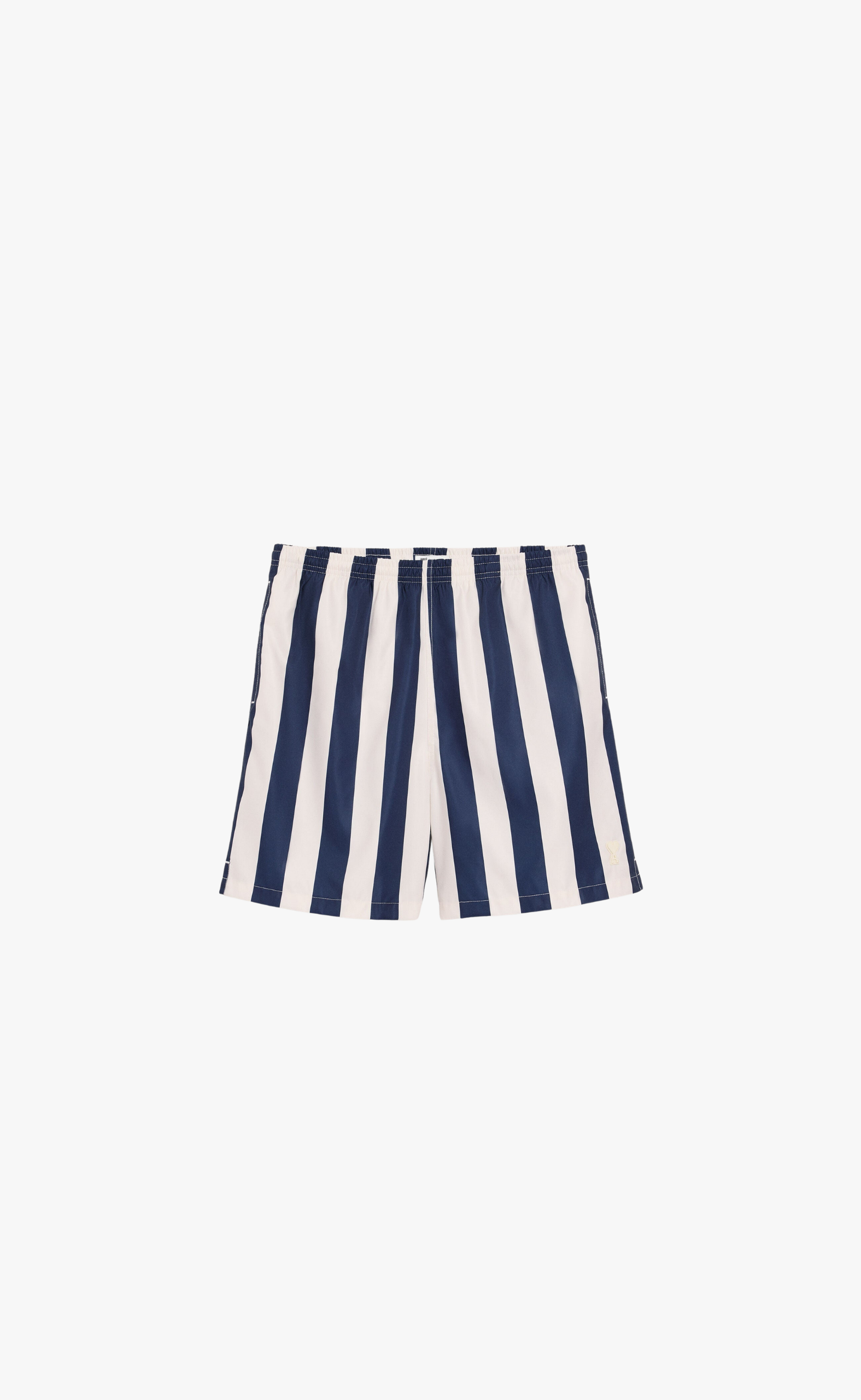 LONG STRIPES SWIMSUIT WHITE INK SHORTS