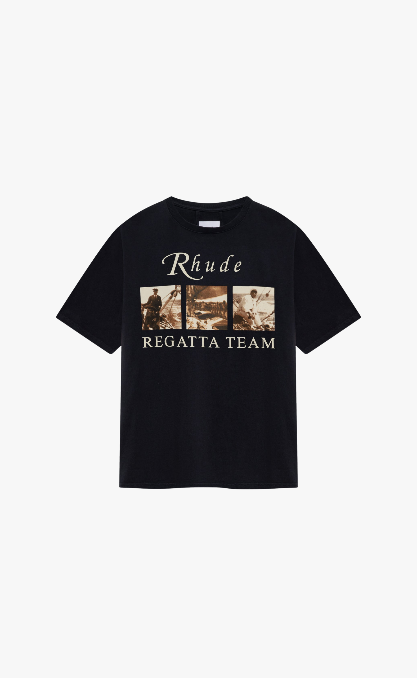 USVI REGATTA TOUR VINTAGE BLACK T-SHIRT