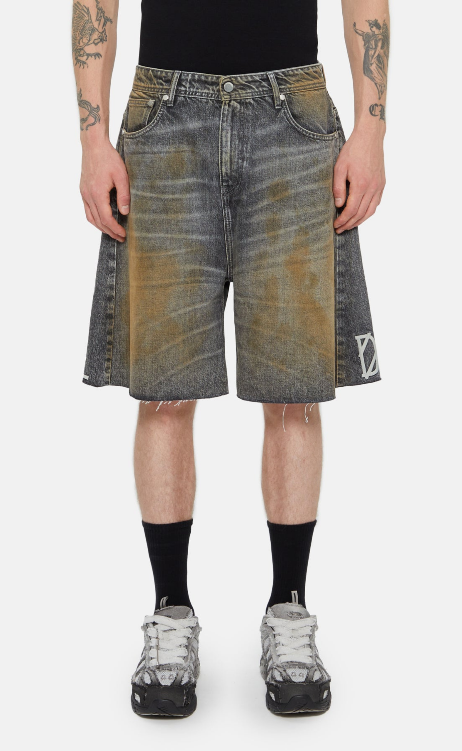 5 PKT WIDE LEG GREENCAST SHORTS