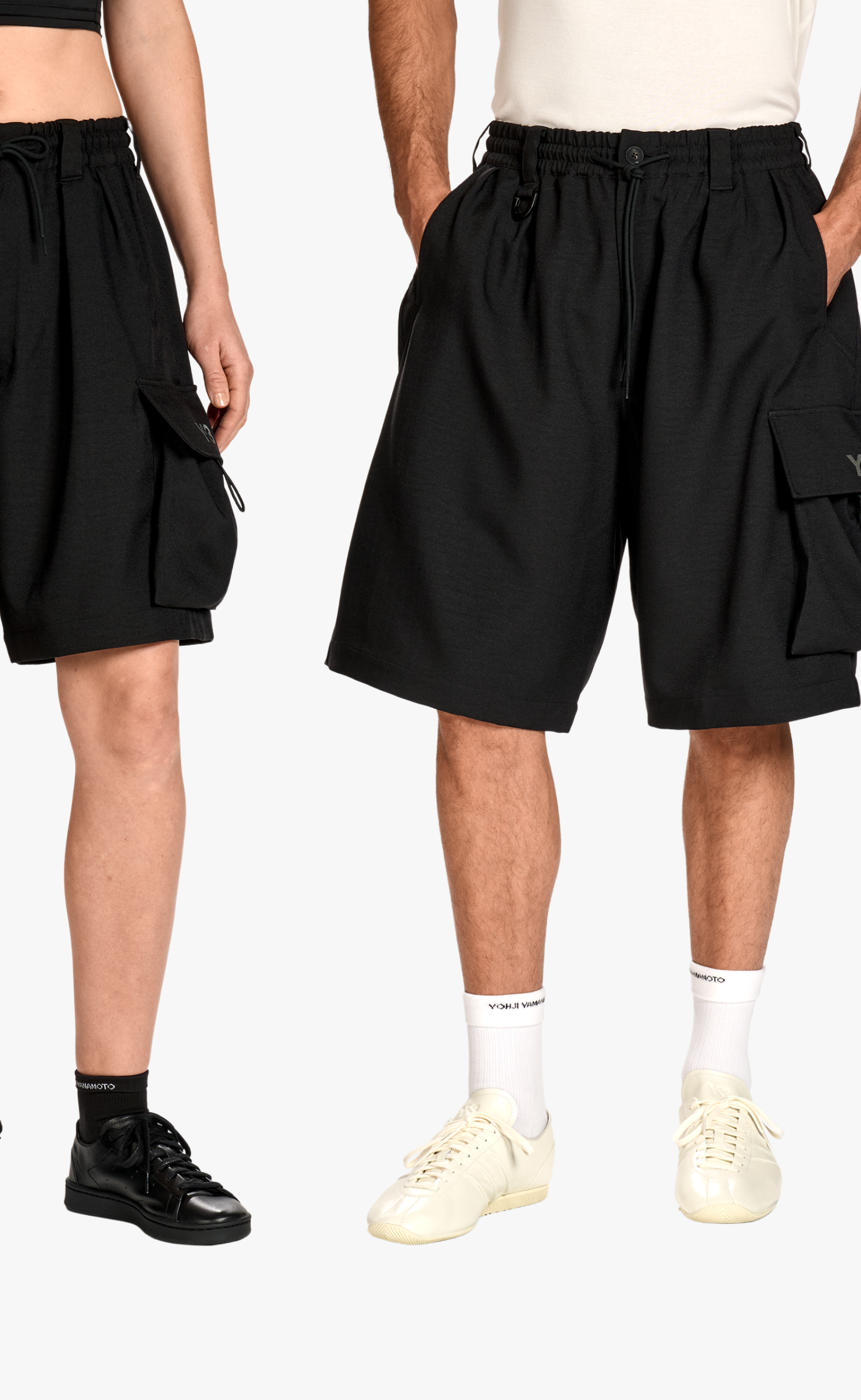 SU CARGO BLACK SHORTS